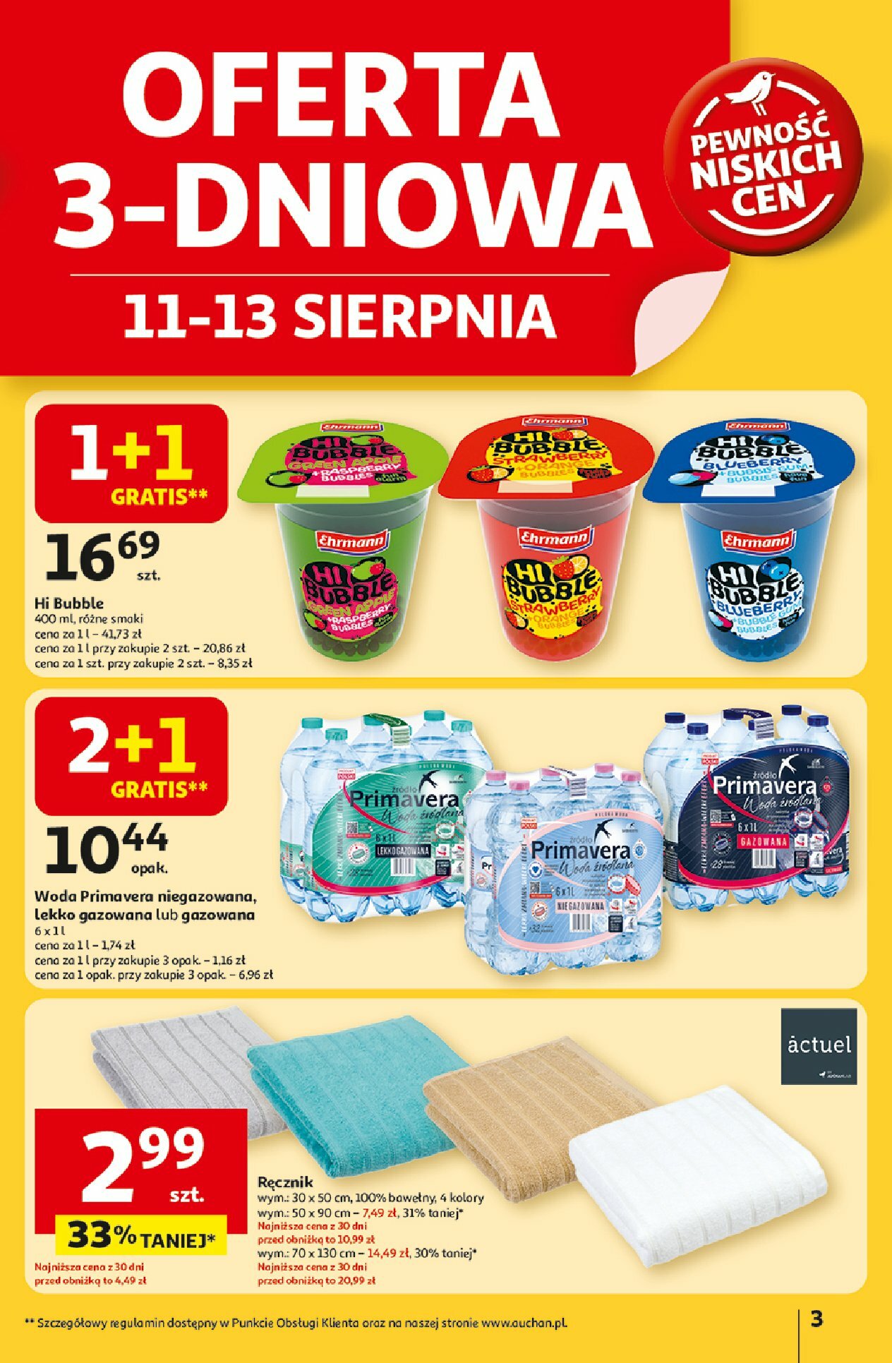 auchan - Gazetka Hipermarket Auchan - ważna od 07.08. do 13.08. - page: 3