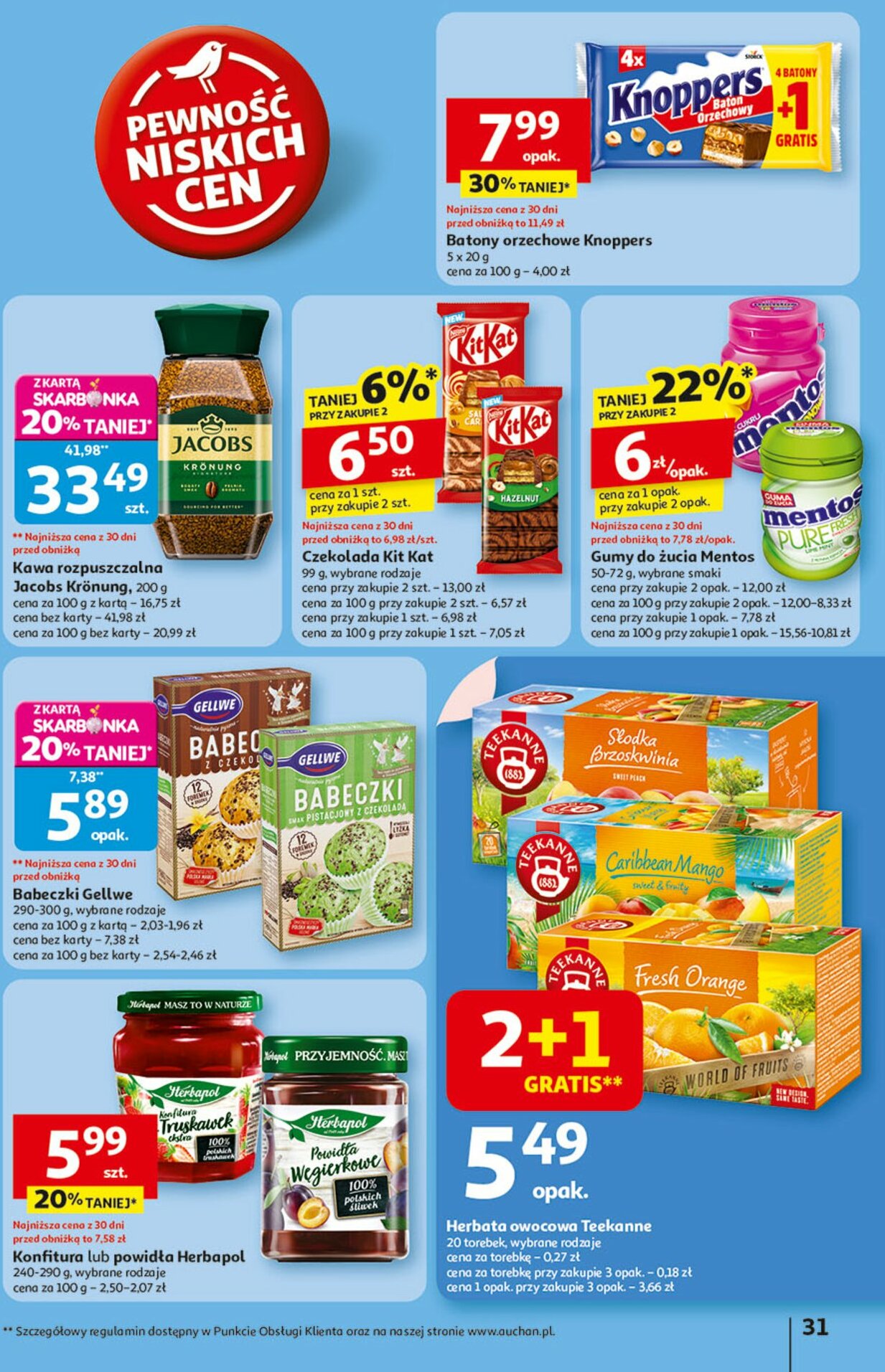 auchan - Gazetka Hipermarket Auchan - ważna od 14.08. do 20.08. - page: 31