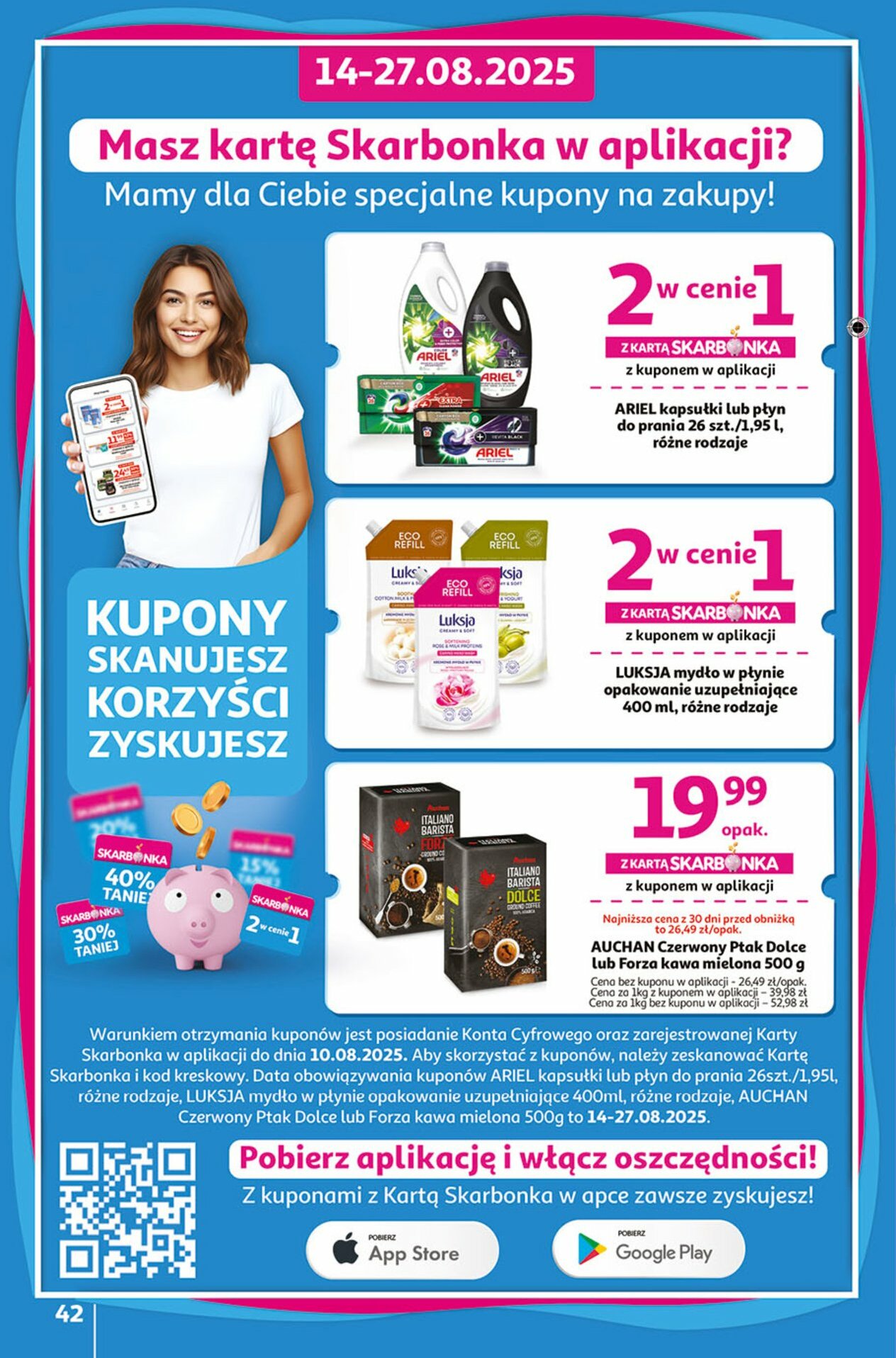 auchan - Gazetka Hipermarket Auchan - ważna od 14.08. do 20.08. - page: 42
