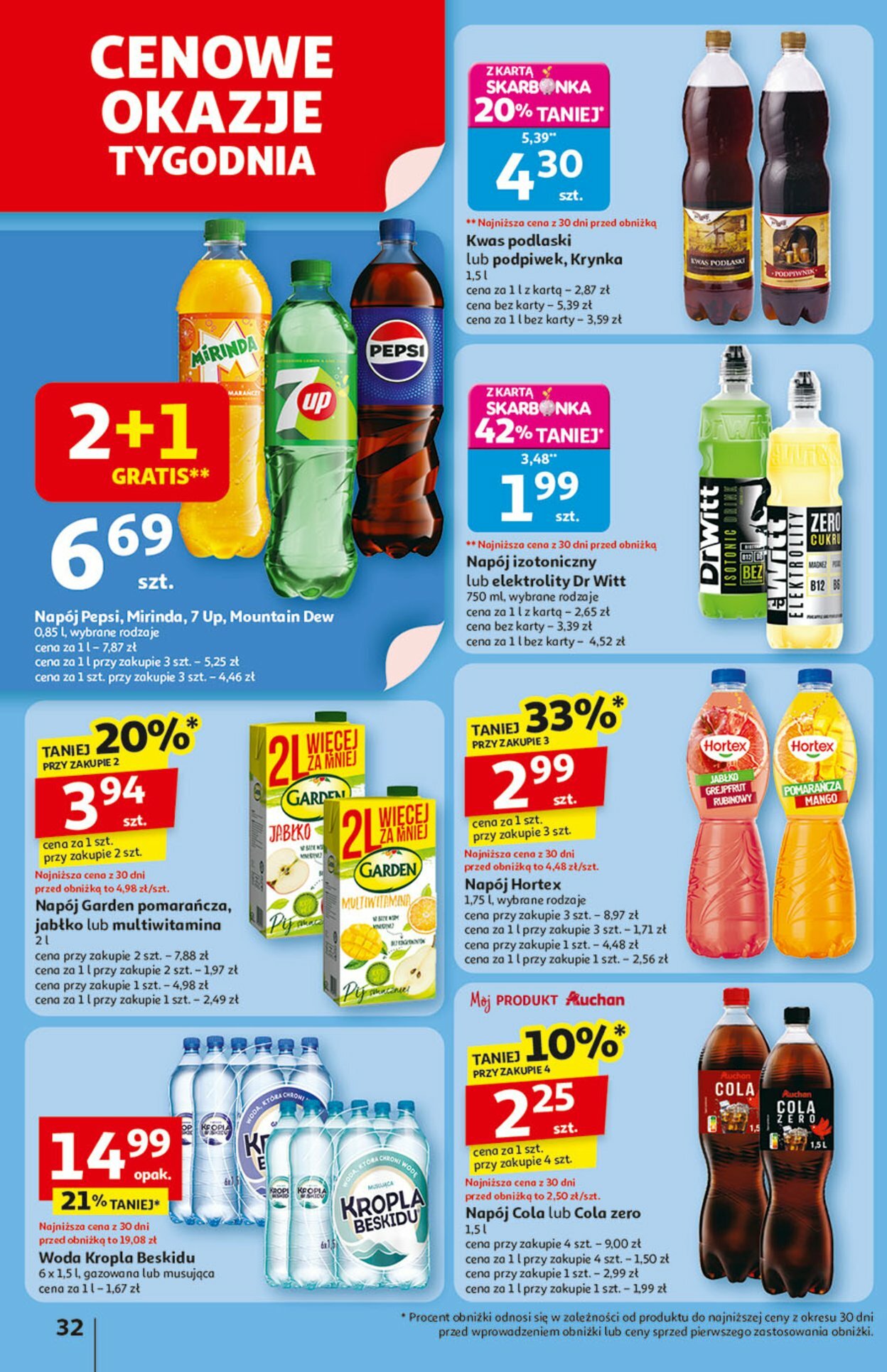 auchan - Gazetka Hipermarket Auchan - ważna od 14.08. do 20.08. - page: 32
