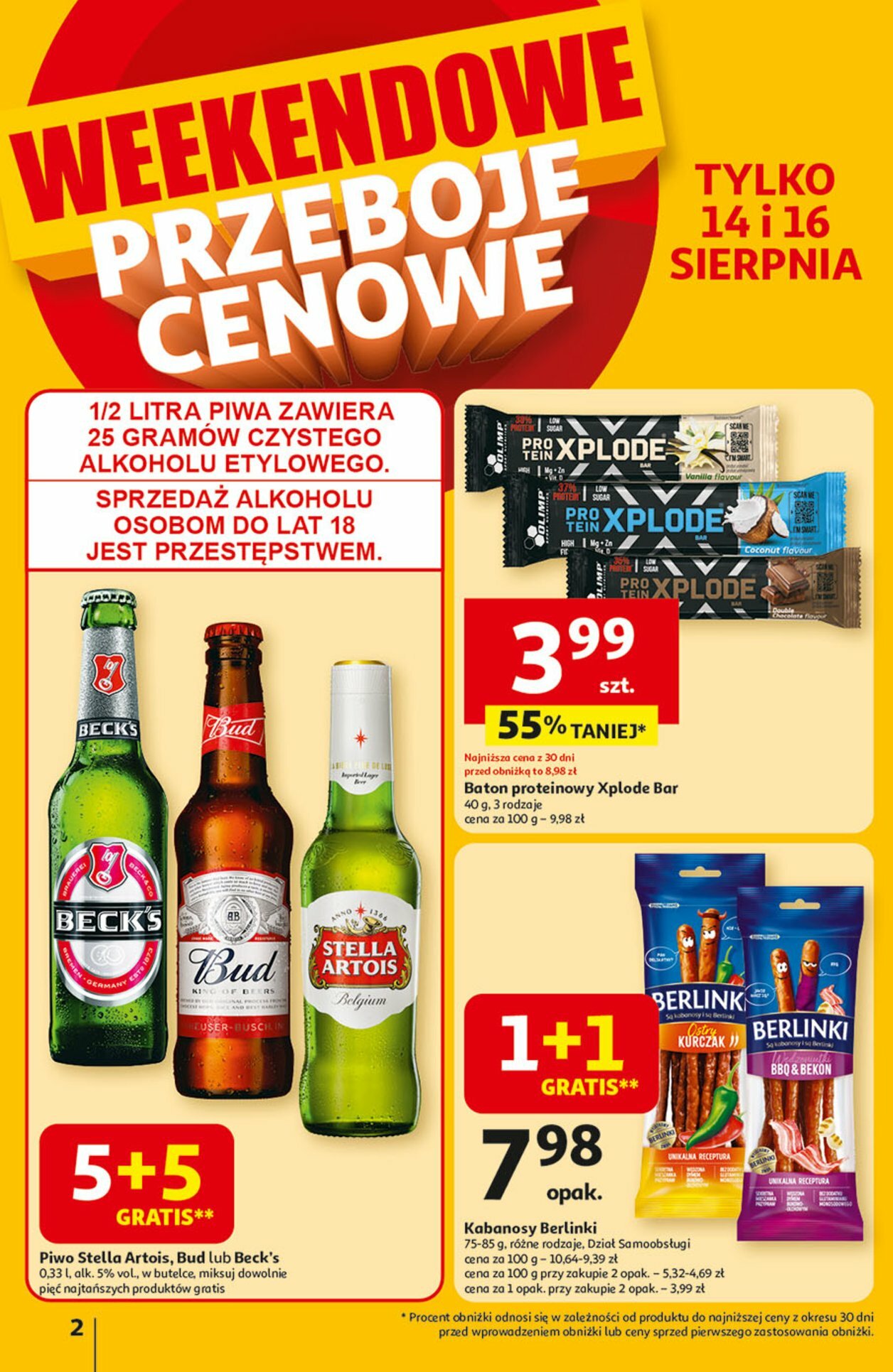auchan - Gazetka Hipermarket Auchan - ważna od 14.08. do 20.08. - page: 2