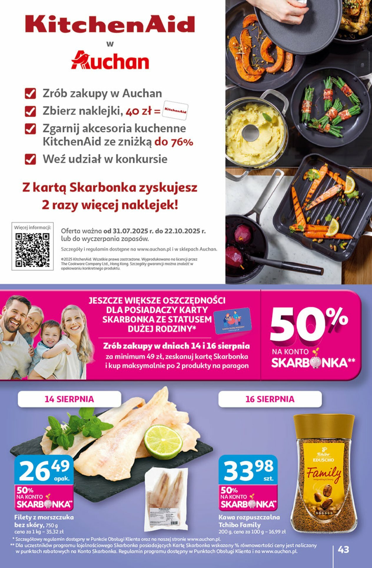 auchan - Gazetka Hipermarket Auchan - ważna od 14.08. do 20.08. - page: 43
