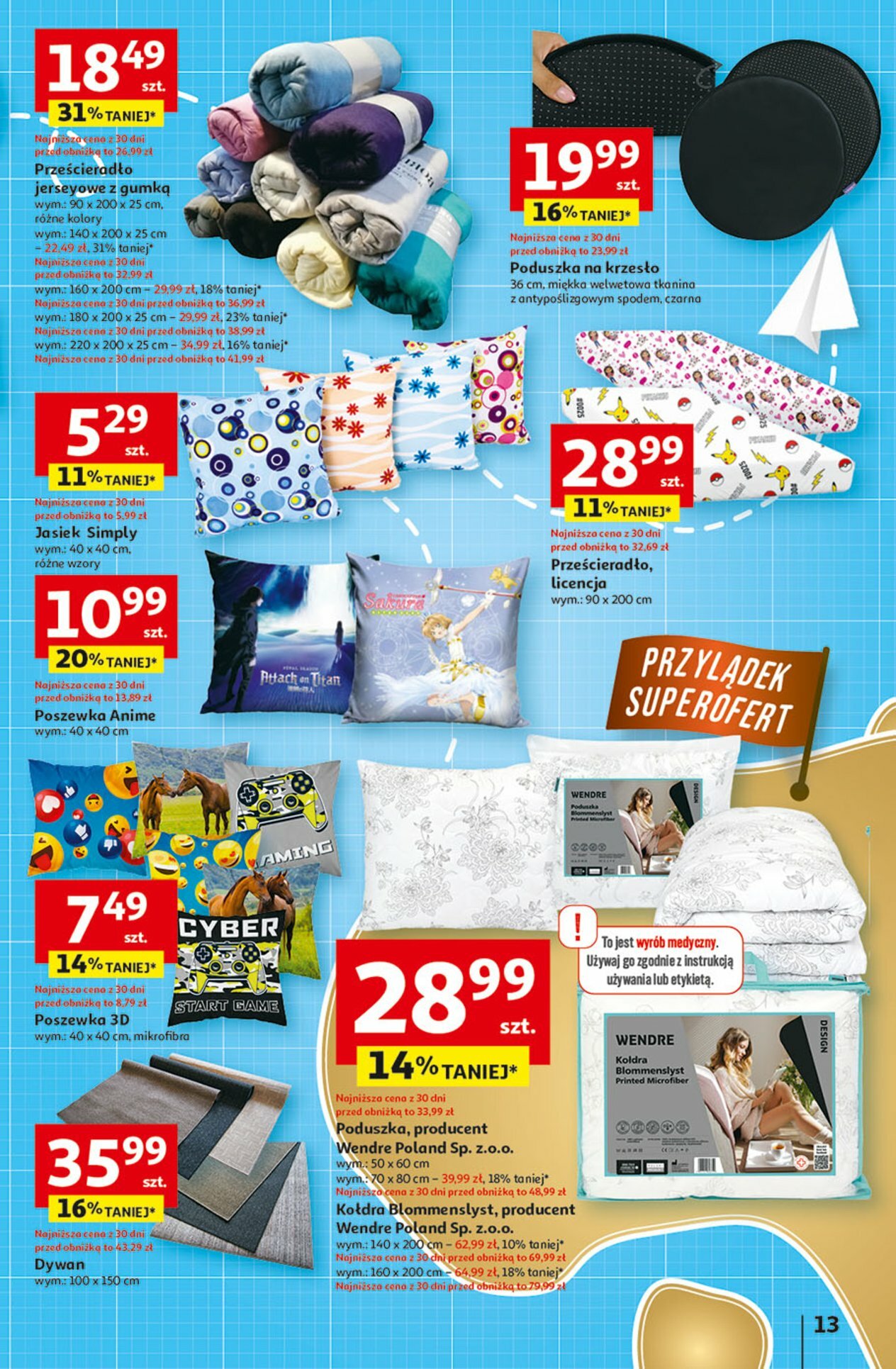 auchan - Gazetka Hipermarket Auchan - ważna od 14.08. do 20.08. - page: 13