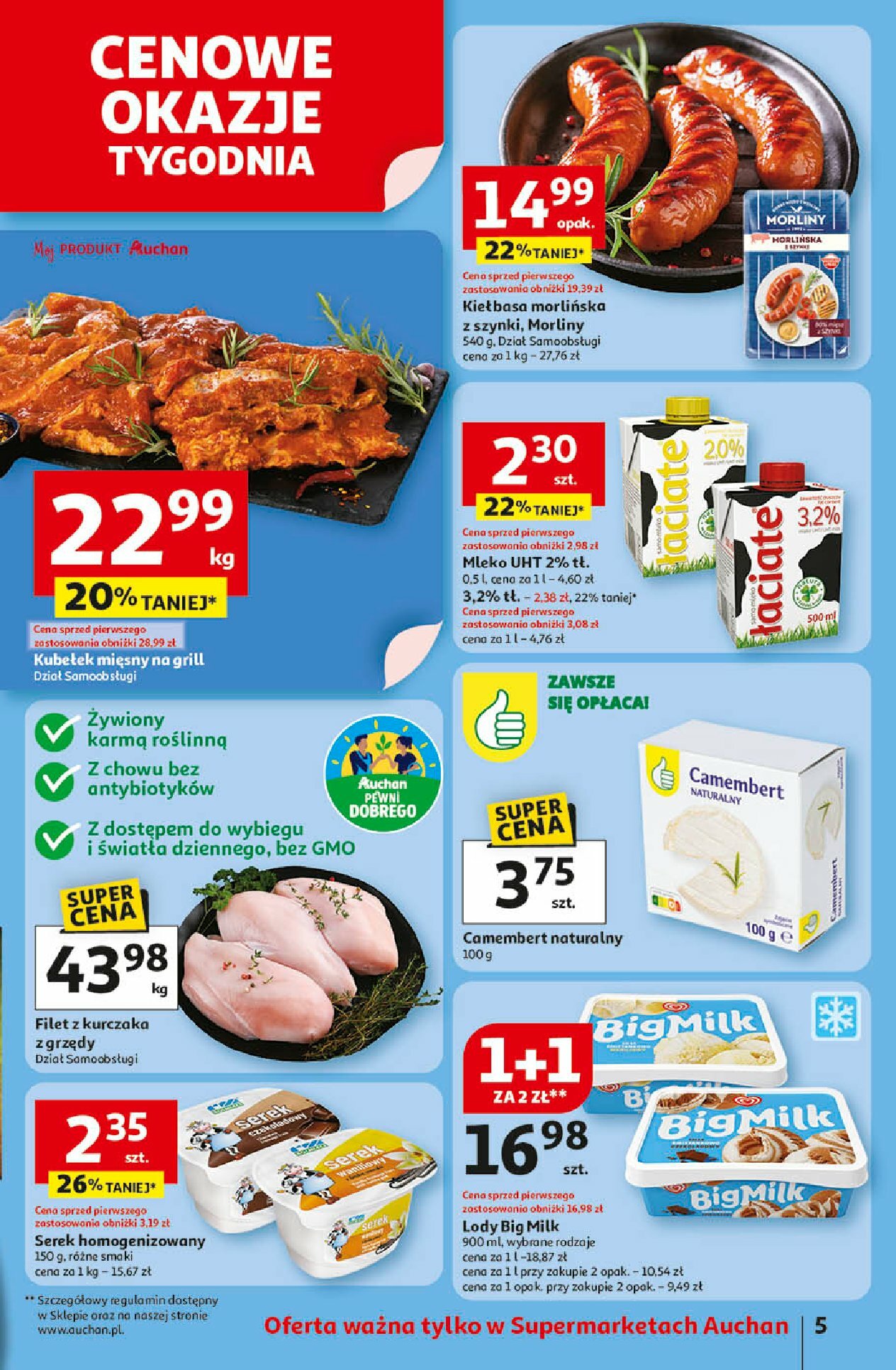 auchan - Gazetka Supermarket Auchan - ważna od 14.08. do 20.08. - page: 5