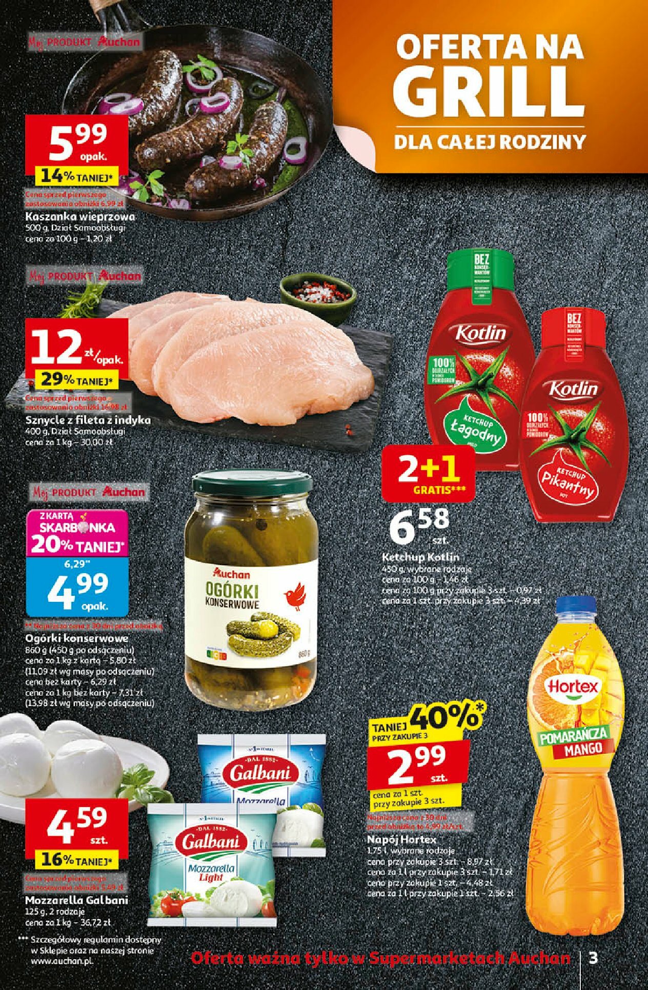 auchan - Gazetka Supermarket Auchan - ważna od 14.08. do 20.08. - page: 3