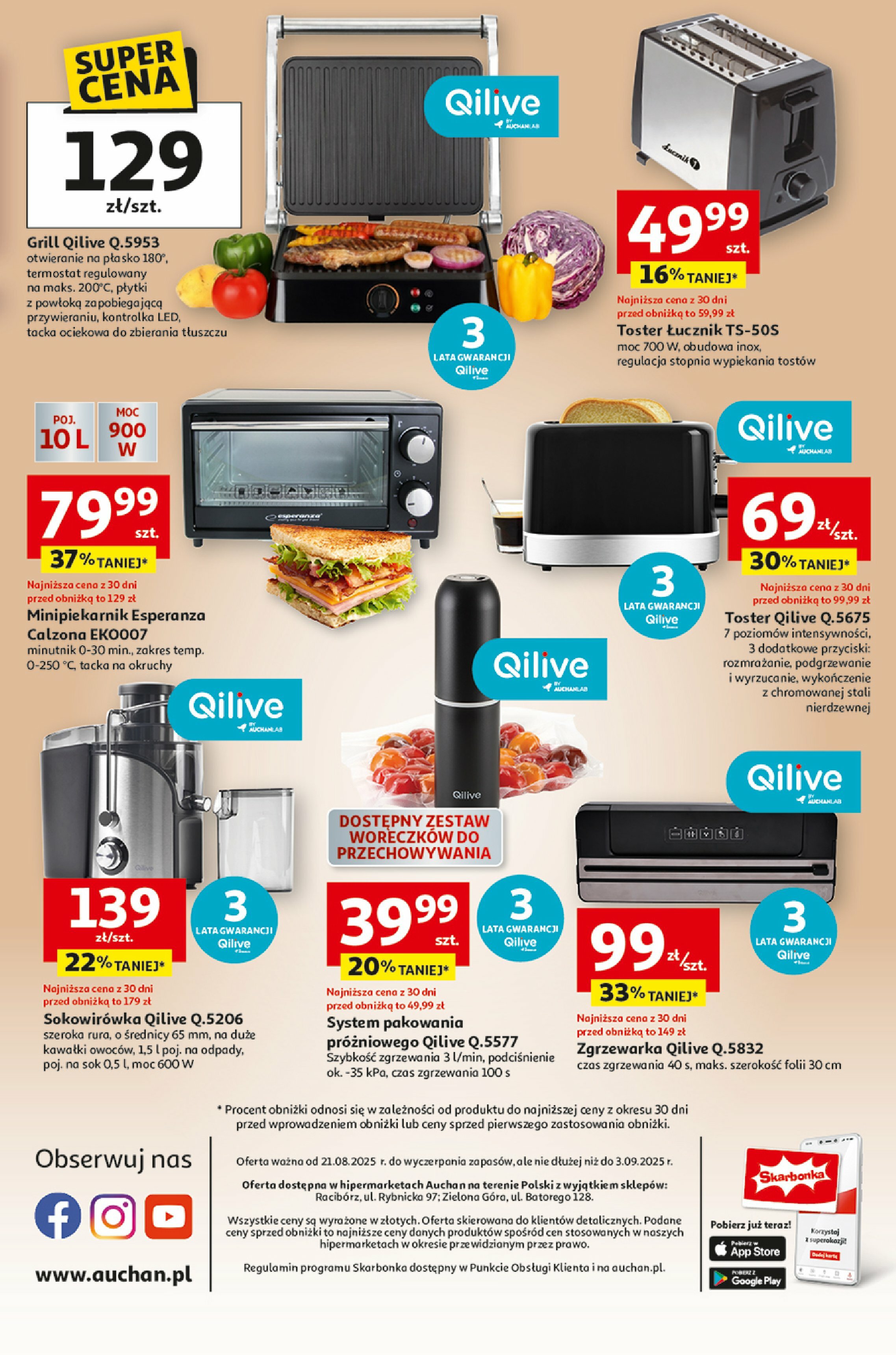 auchan - Gazetka Hipermarket Auchan - Wznosimy śniadania na wyższy poziom - ważna od 21.08. do 03.09. - page: 2