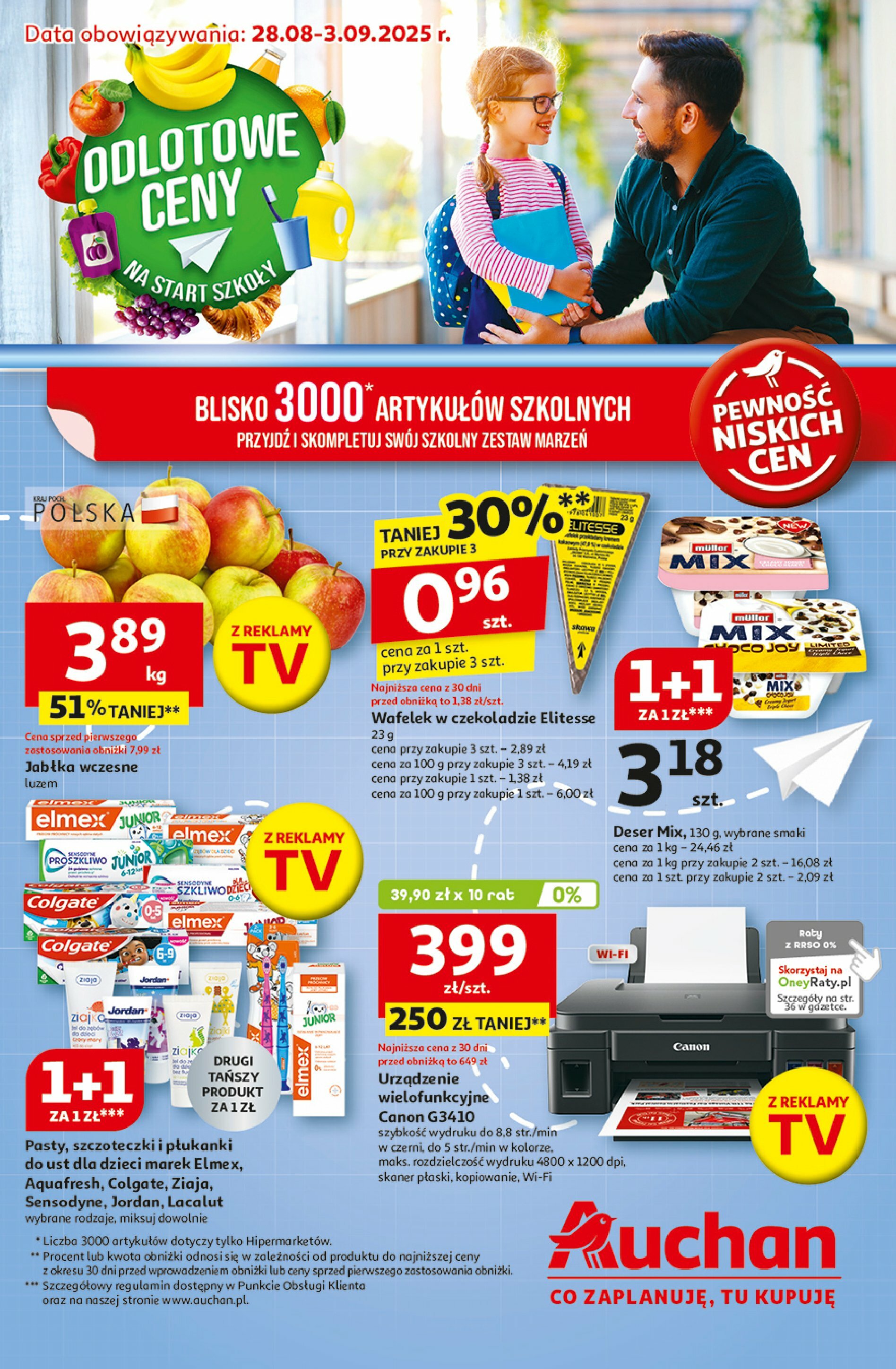 auchan - Gazetka Hipermarket Auchan - ważna od 28.08. do 03.09.