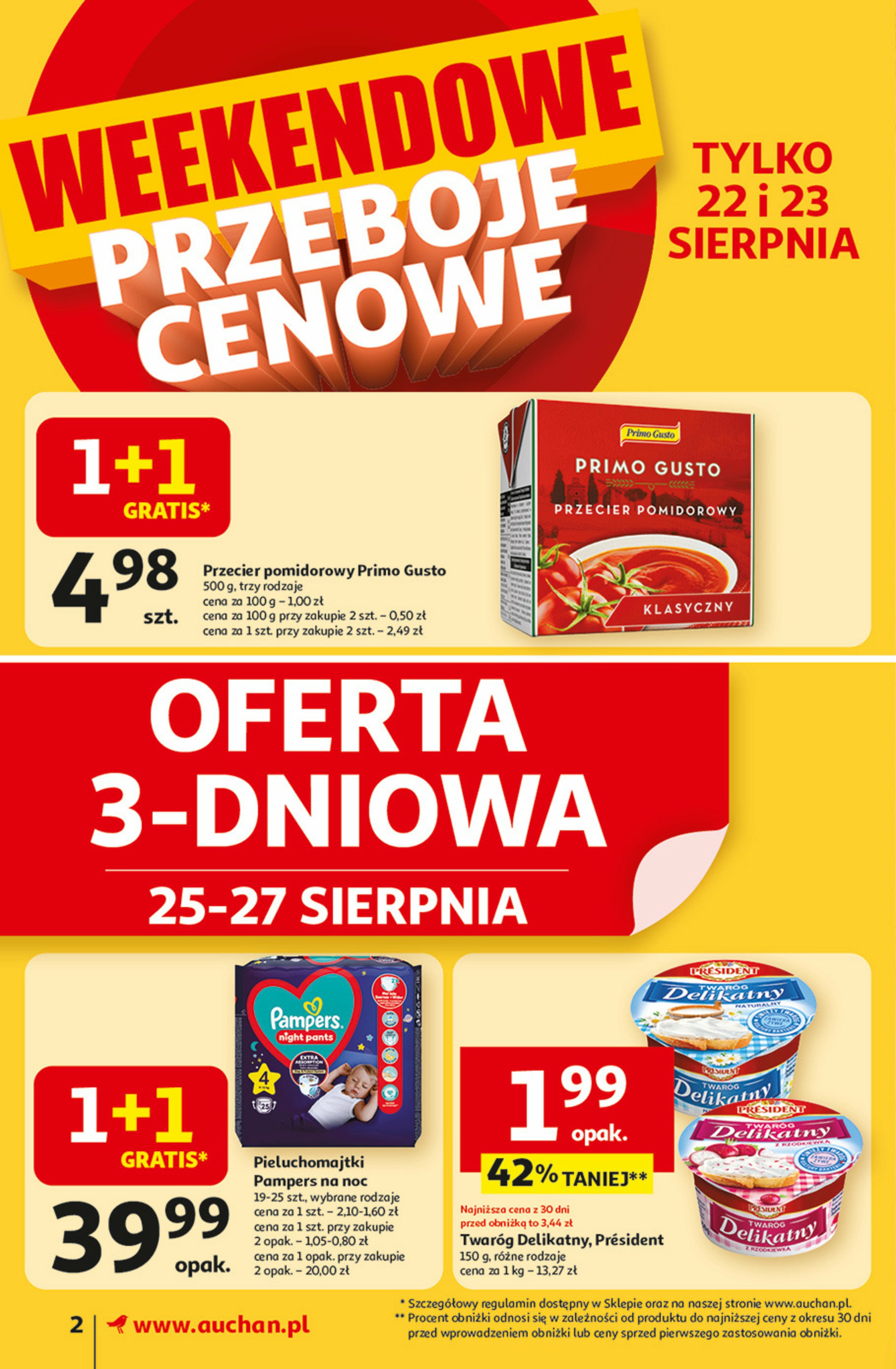 auchan - Gazetka Supermarket Auchan - ważna od 21.08. do 27.08. - page: 2