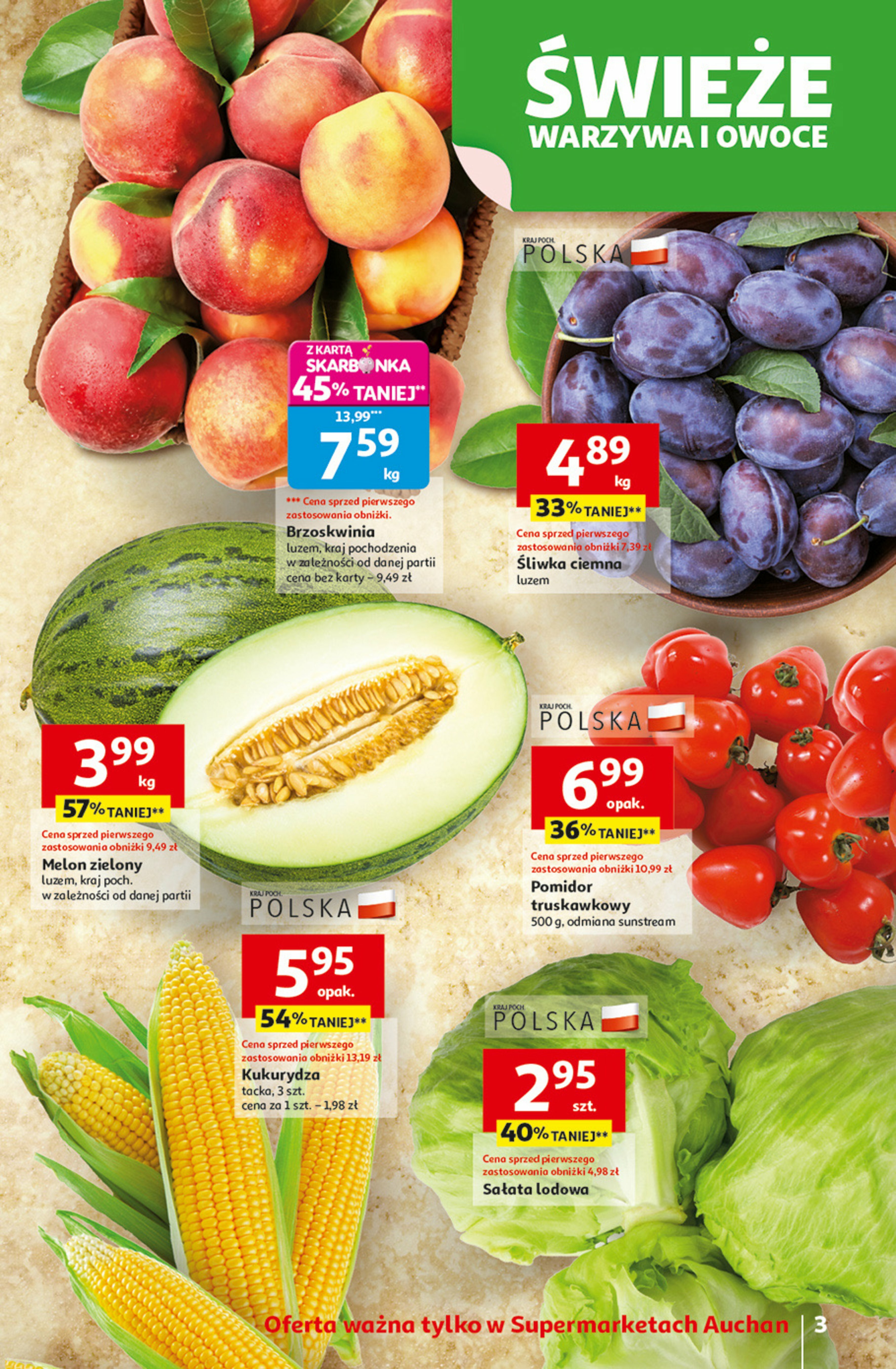 auchan - Gazetka Supermarket Auchan - ważna od 21.08. do 27.08. - page: 3