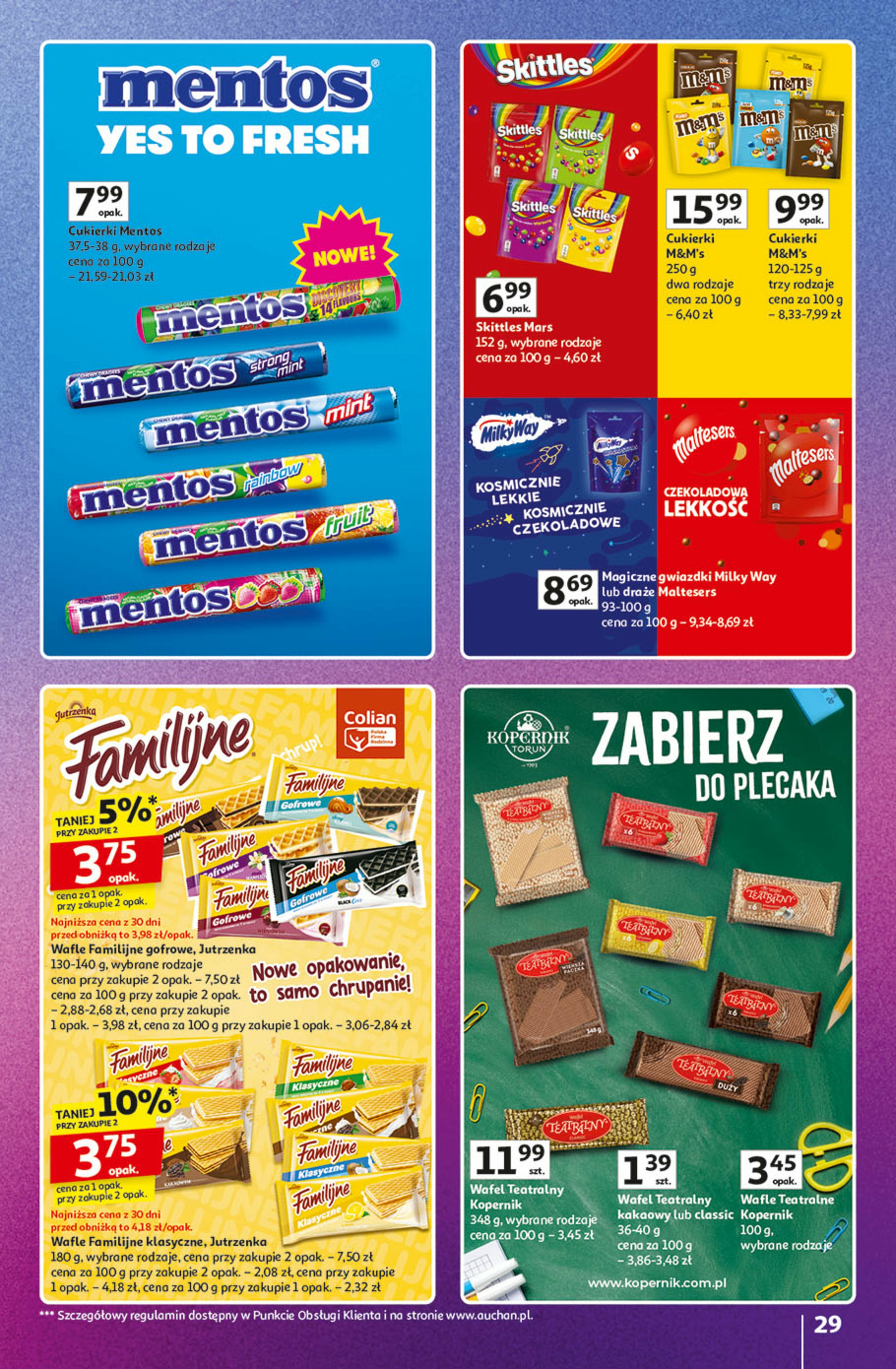 auchan - Gazetka Hipermarket Auchan - Znane marki duży wybór - ważna od 04.09. do 10.09. - page: 29 auchan - Gazetka Hipermarket Auchan - Znane marki duży wybór - ważna od 04.09. do 10.09. - page: 29
