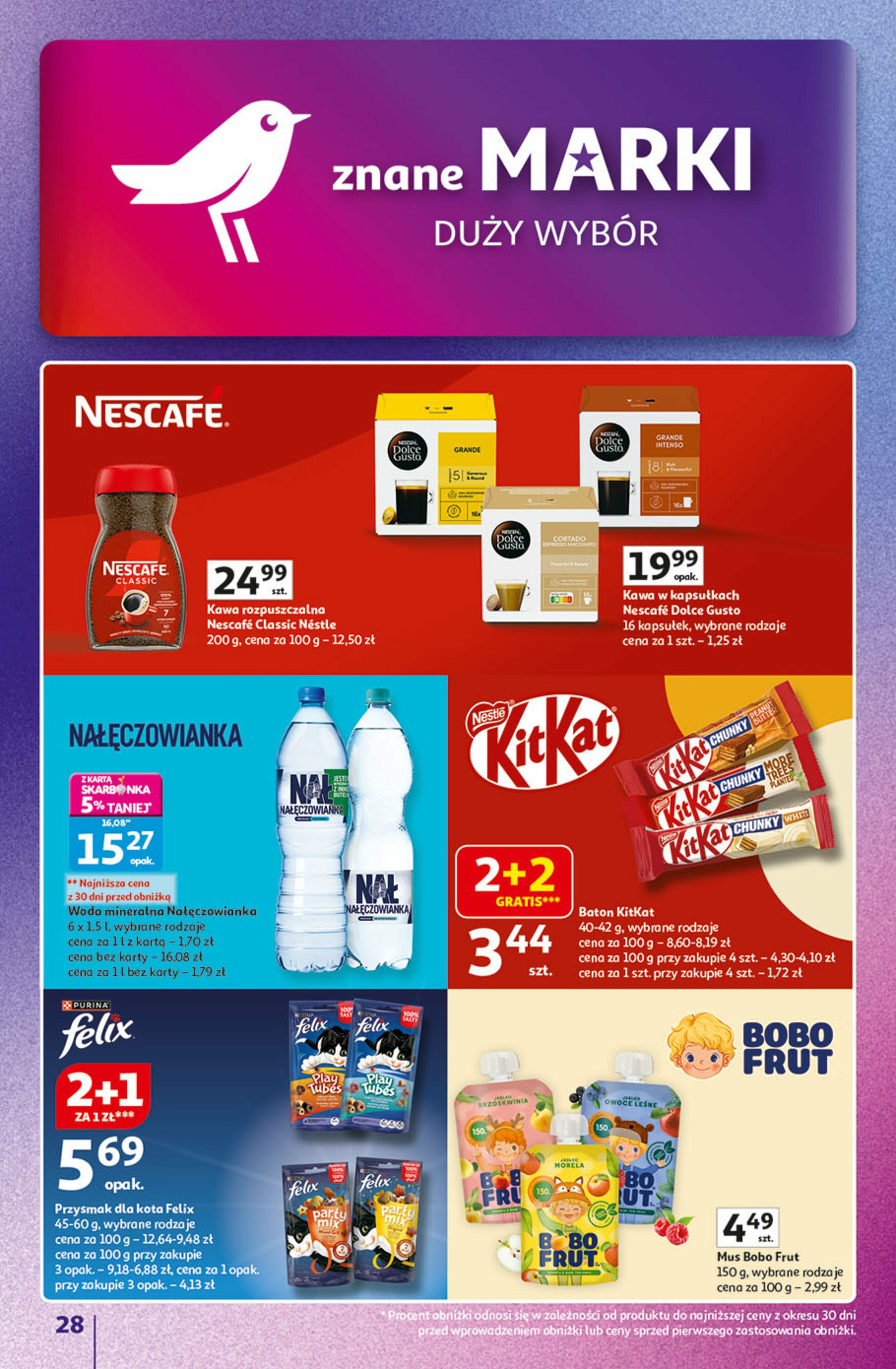 auchan - Gazetka Hipermarket Auchan - Znane marki duży wybór - ważna od 04.09. do 10.09. - page: 28 auchan - Gazetka Hipermarket Auchan - Znane marki duży wybór - ważna od 04.09. do 10.09. - page: 28