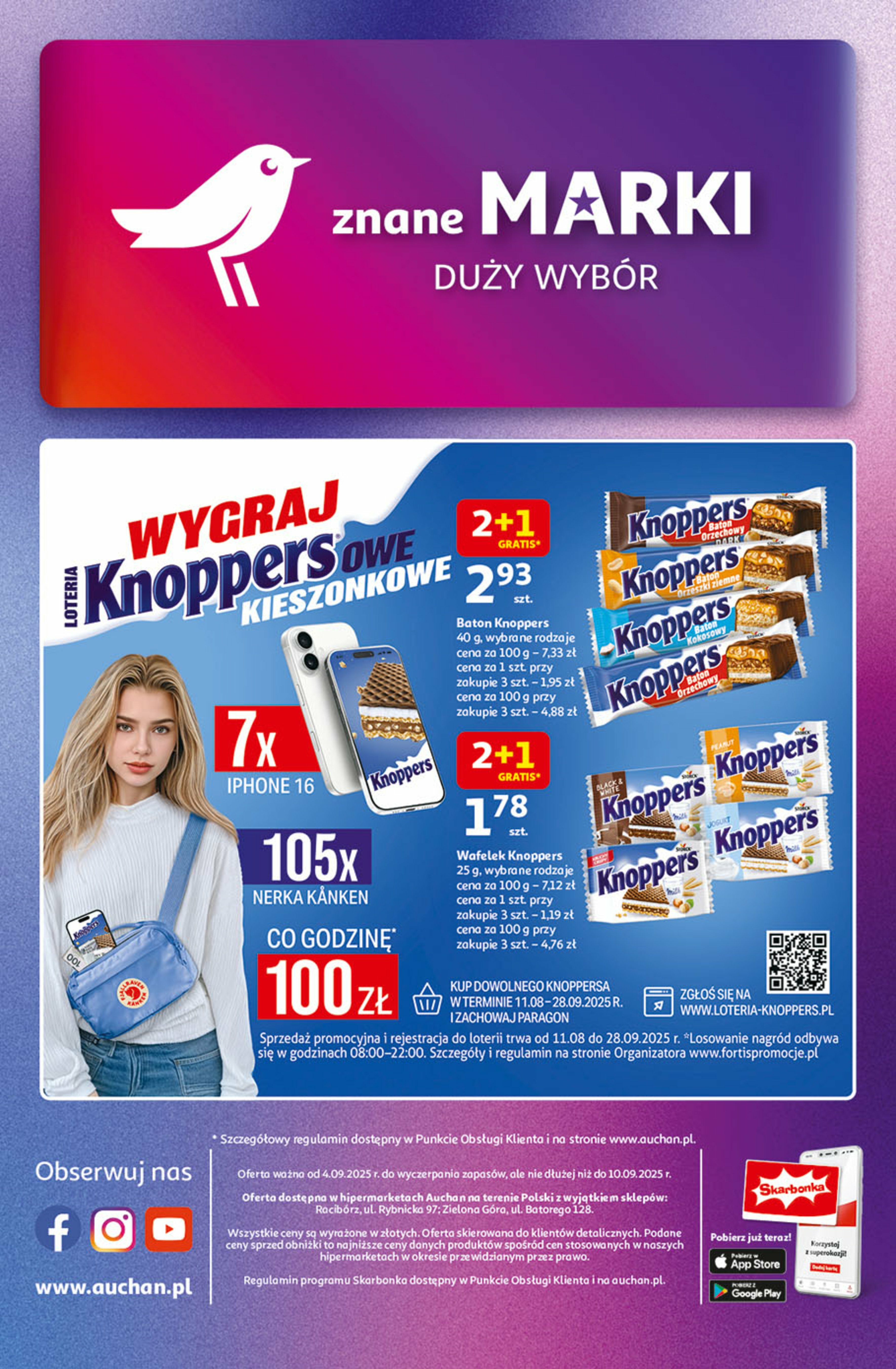 auchan - Gazetka Hipermarket Auchan - Znane marki duży wybór - ważna od 04.09. do 10.09. - page: 44 auchan - Gazetka Hipermarket Auchan - Znane marki duży wybór - ważna od 04.09. do 10.09. - page: 44