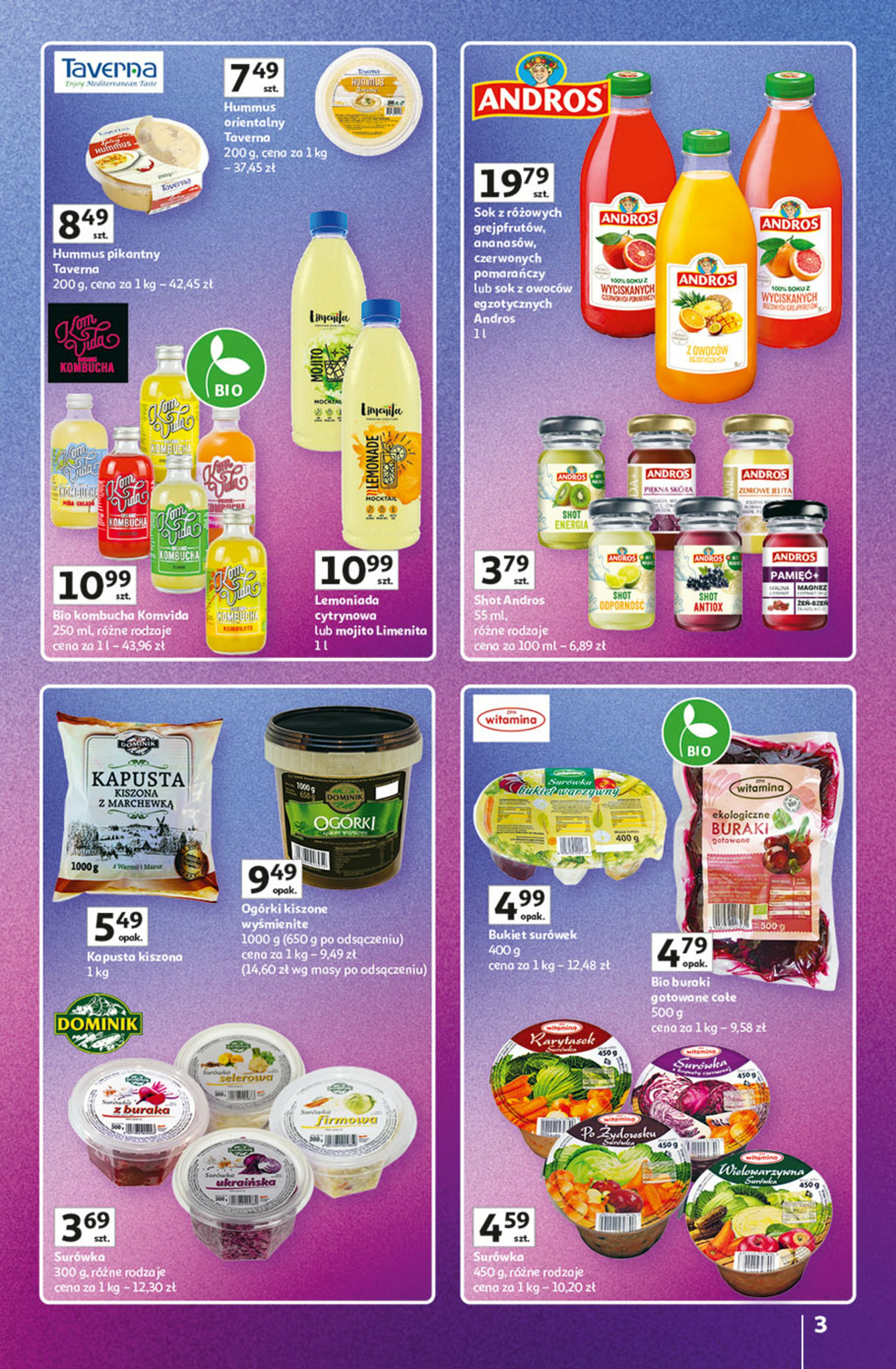 auchan - Gazetka Hipermarket Auchan - Znane marki duży wybór - ważna od 04.09. do 10.09. - page: 3 auchan - Gazetka Hipermarket Auchan - Znane marki duży wybór - ważna od 04.09. do 10.09. - page: 3