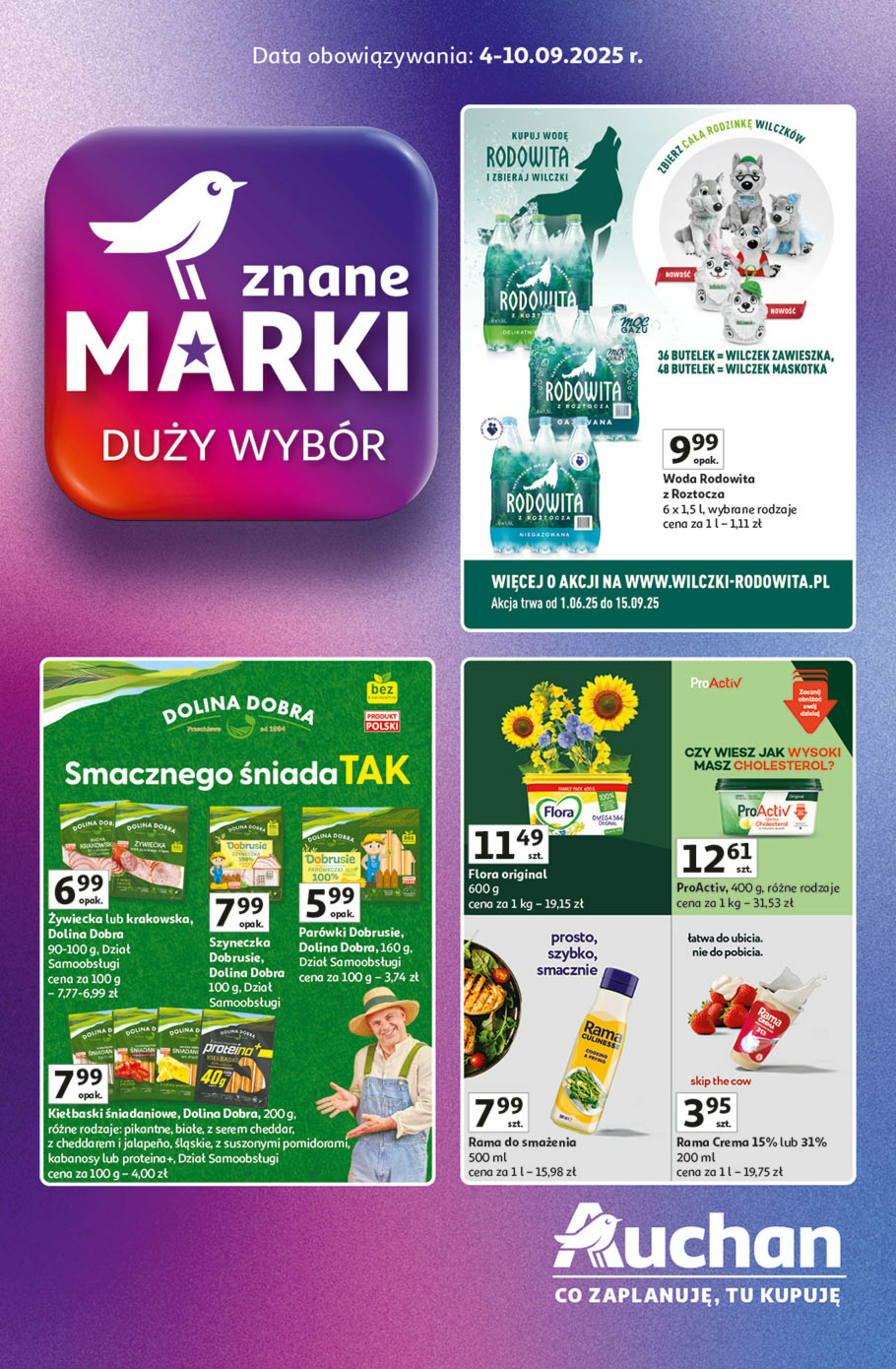 auchan - Gazetka Hipermarket Auchan - Znane marki duży wybór - ważna od 04.09. do 10.09.