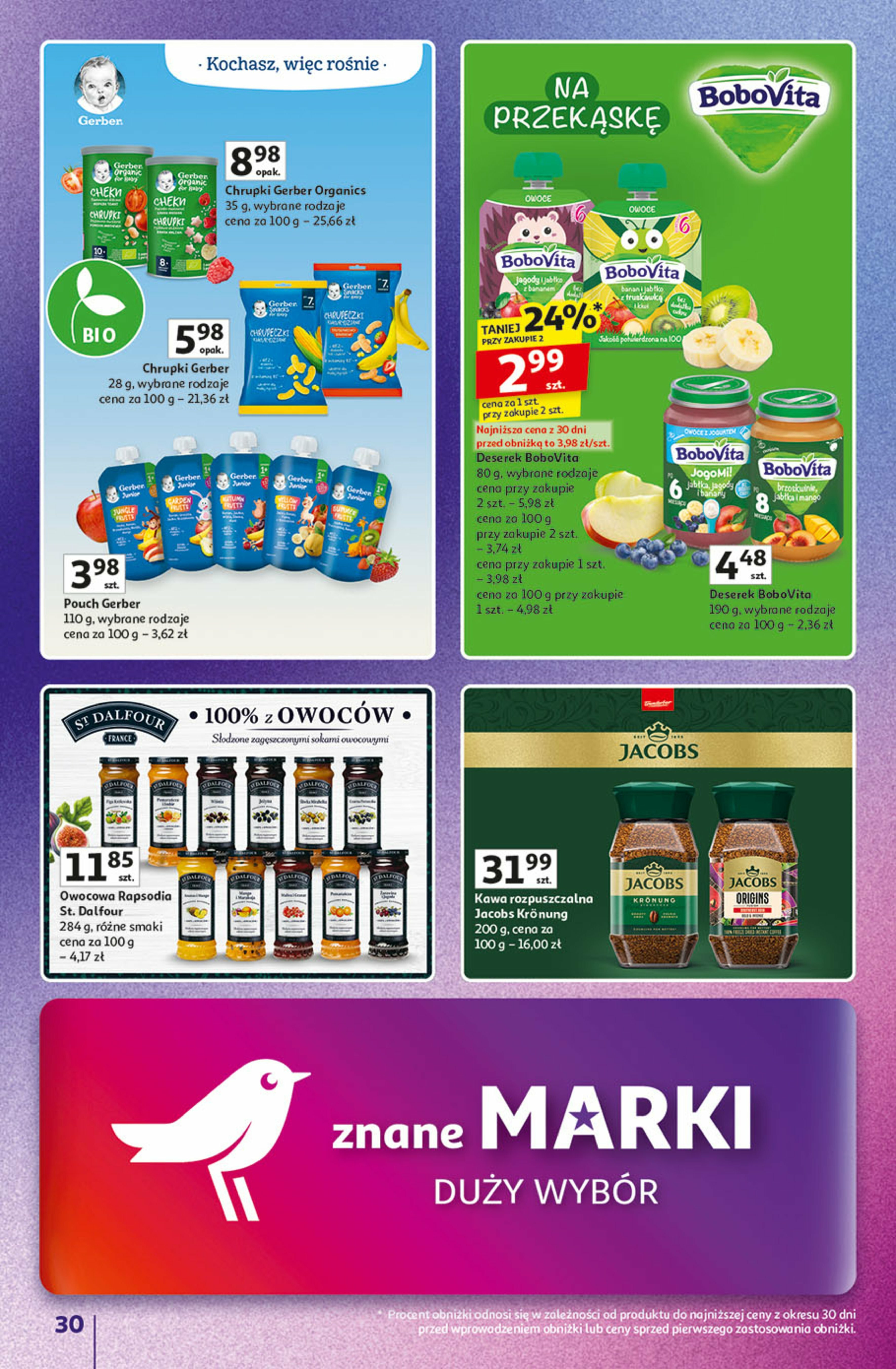 auchan - Gazetka Hipermarket Auchan - Znane marki duży wybór - ważna od 04.09. do 10.09. - page: 30 auchan - Gazetka Hipermarket Auchan - Znane marki duży wybór - ważna od 04.09. do 10.09. - page: 30