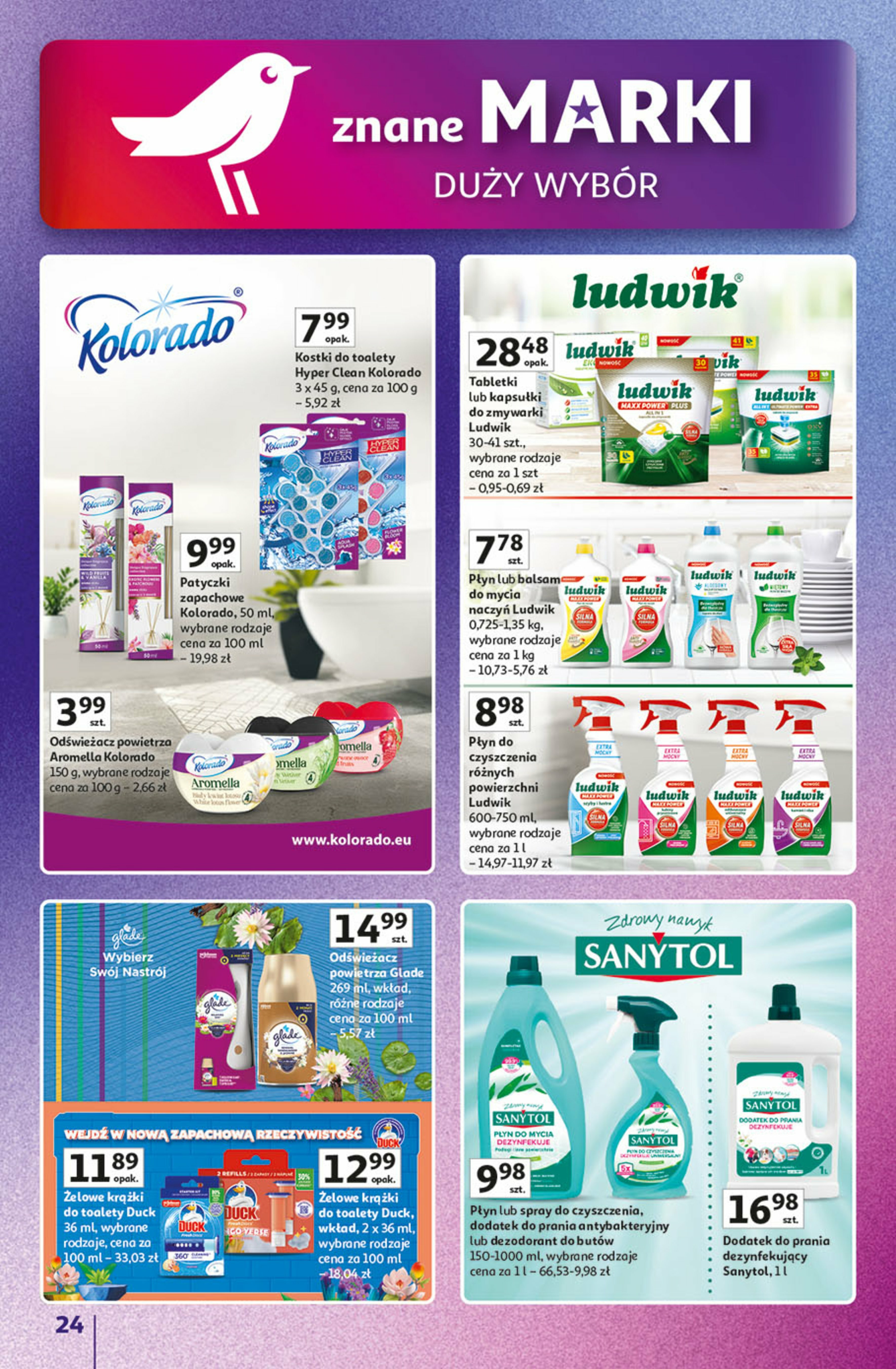 auchan - Gazetka Hipermarket Auchan - Znane marki duży wybór - ważna od 04.09. do 10.09. - page: 24 auchan - Gazetka Hipermarket Auchan - Znane marki duży wybór - ważna od 04.09. do 10.09. - page: 24