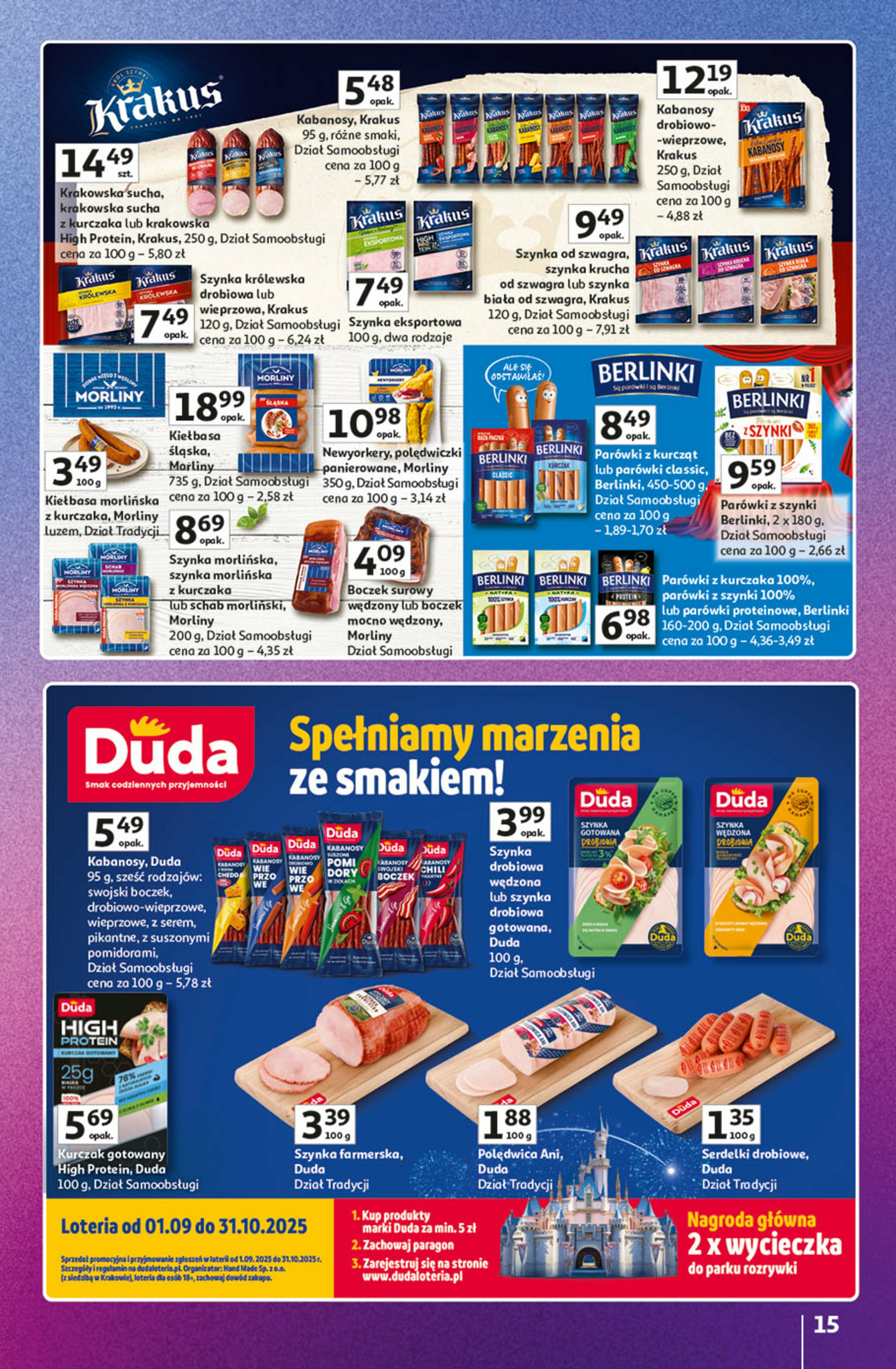 auchan - Gazetka Hipermarket Auchan - Znane marki duży wybór - ważna od 04.09. do 10.09. - page: 15 auchan - Gazetka Hipermarket Auchan - Znane marki duży wybór - ważna od 04.09. do 10.09. - page: 15