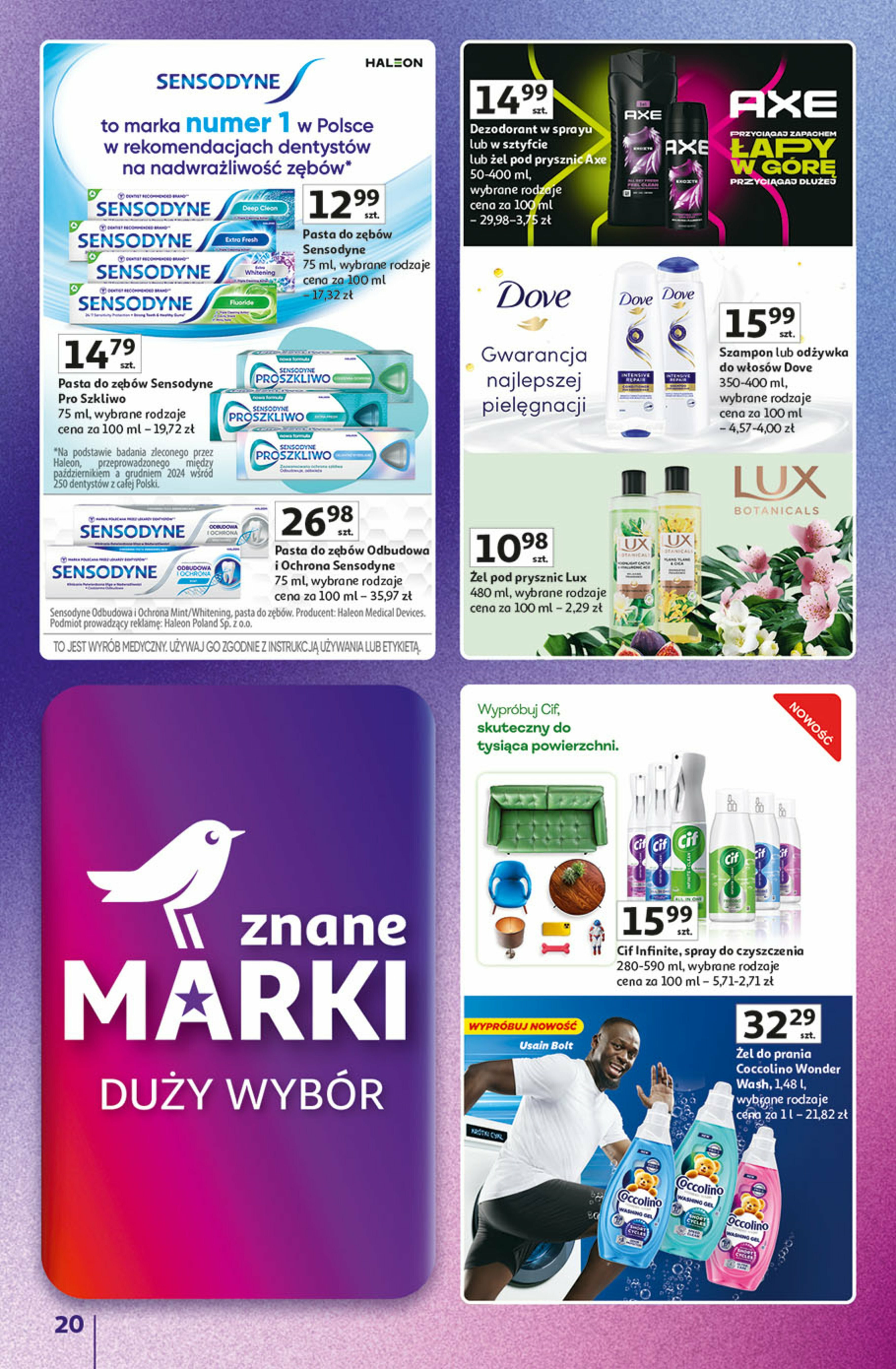 auchan - Gazetka Hipermarket Auchan - Znane marki duży wybór - ważna od 04.09. do 10.09. - page: 20 auchan - Gazetka Hipermarket Auchan - Znane marki duży wybór - ważna od 04.09. do 10.09. - page: 20