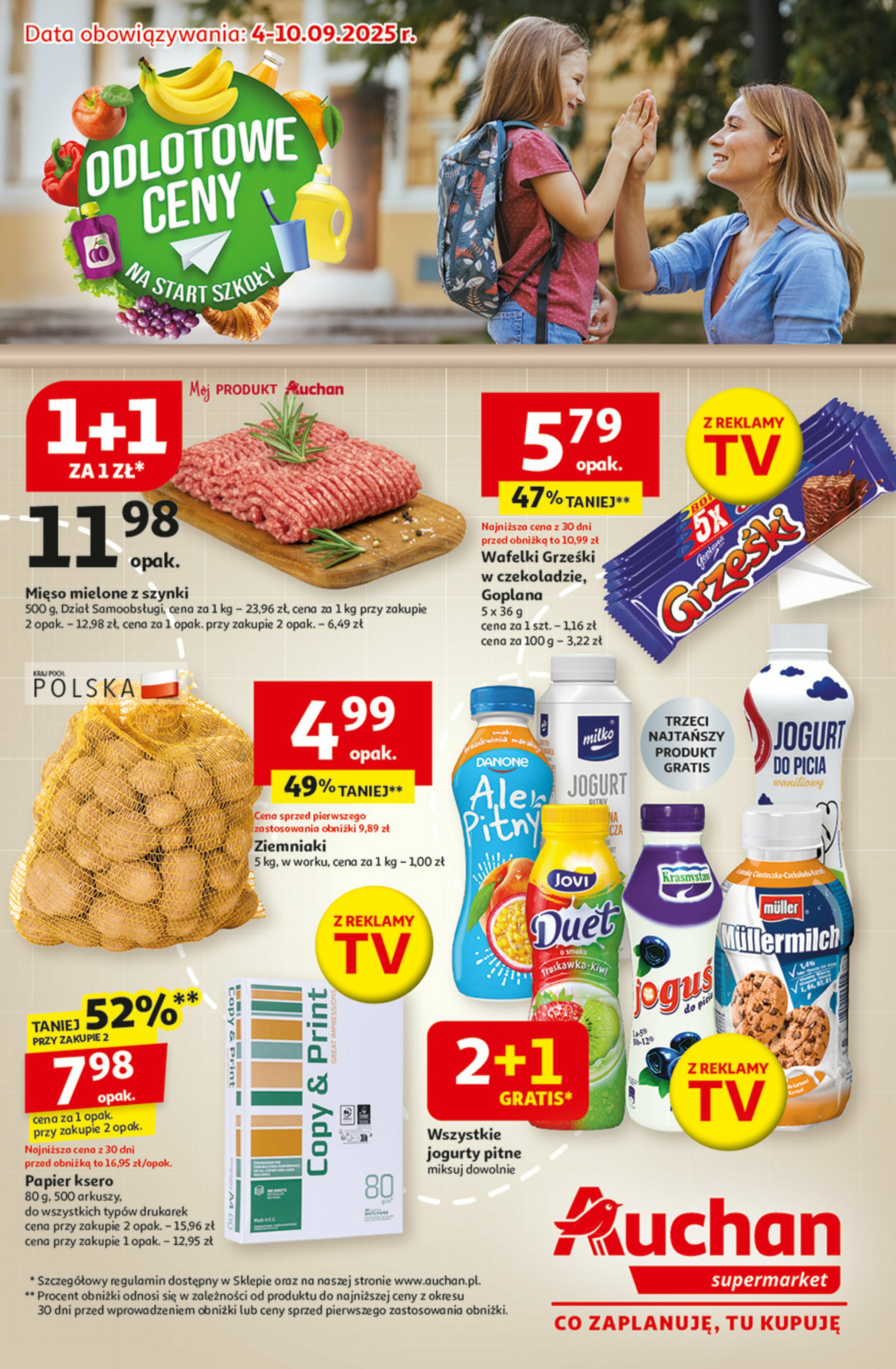 auchan - Gazetka Supermarket Auchan - ważna od 04.09. do 10.09.