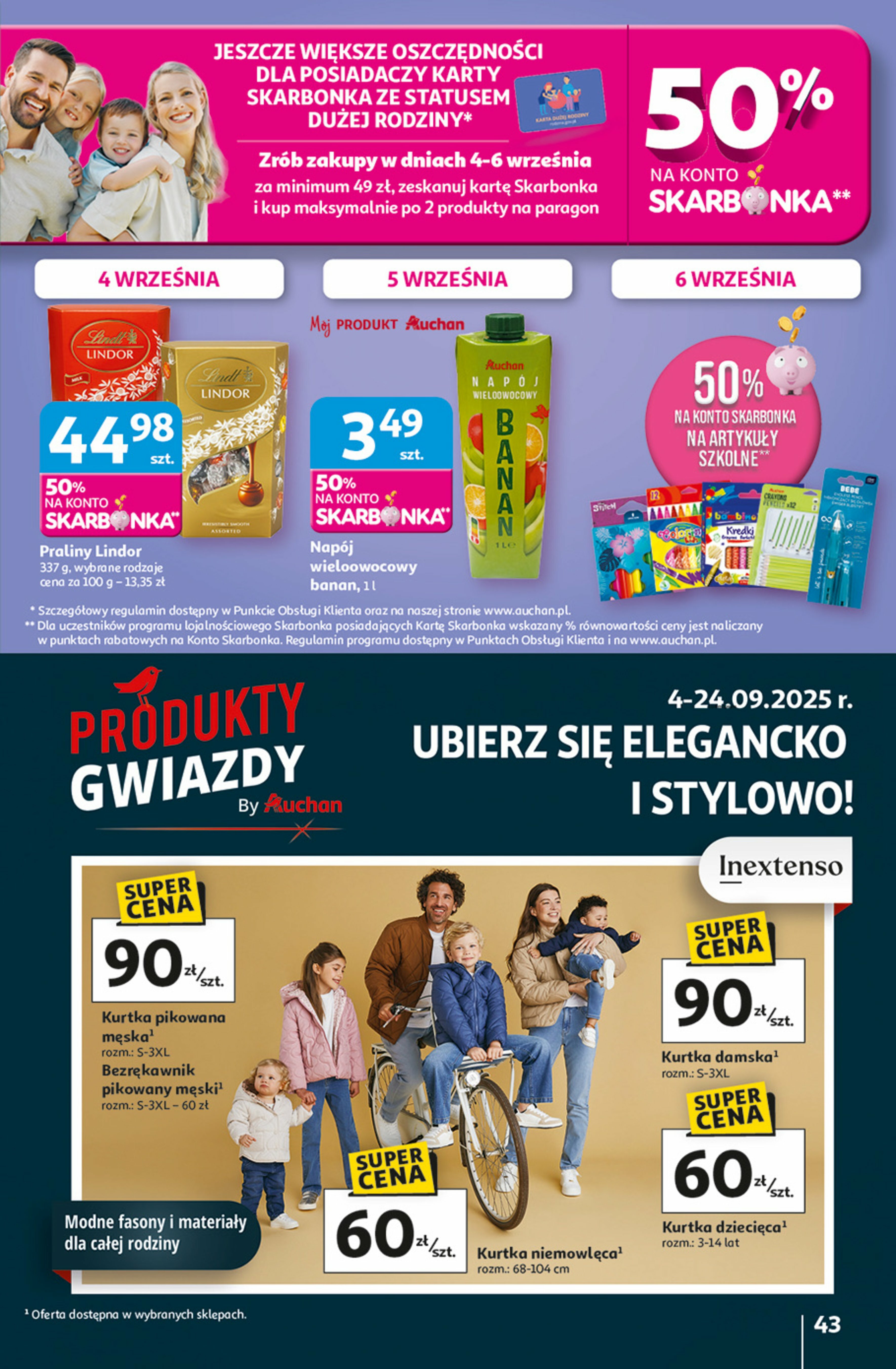 auchan - Gazetka Hipermarket Auchan - ważna od 04.09. do 10.09. - page: 42