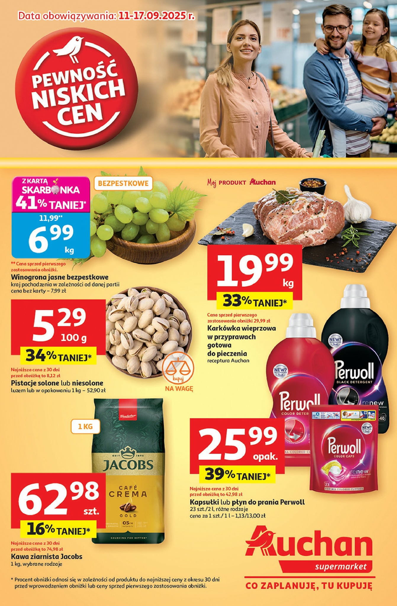 auchan - Gazetka Supermarket Auchan - ważna od 11.09. do 17.09.