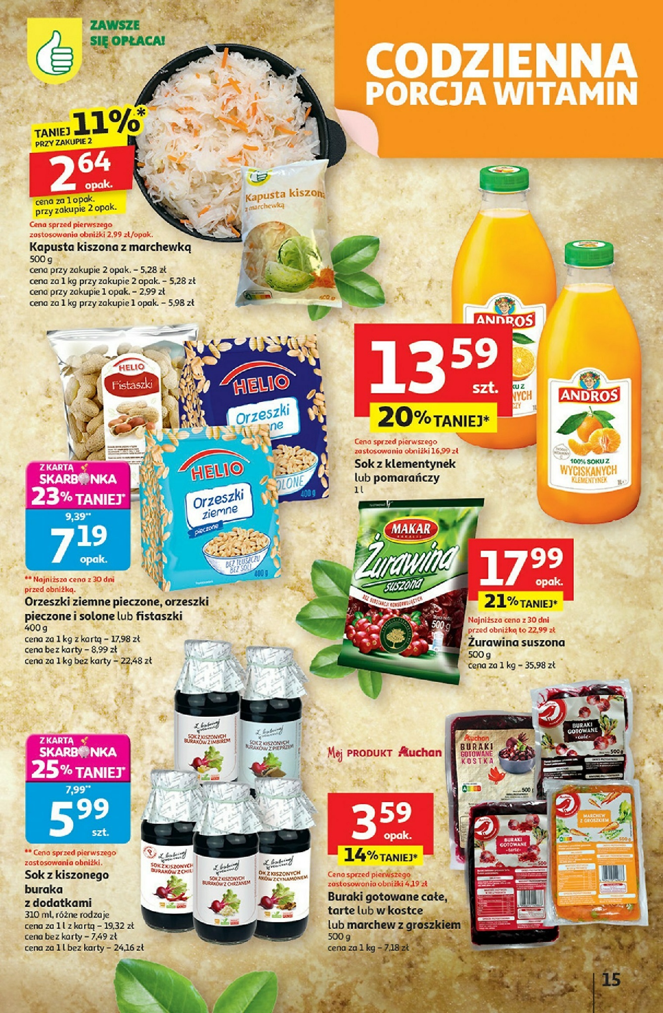 auchan - Gazetka Hipermarket Auchan - ważna od 18.09. do 24.09. - page: 15
