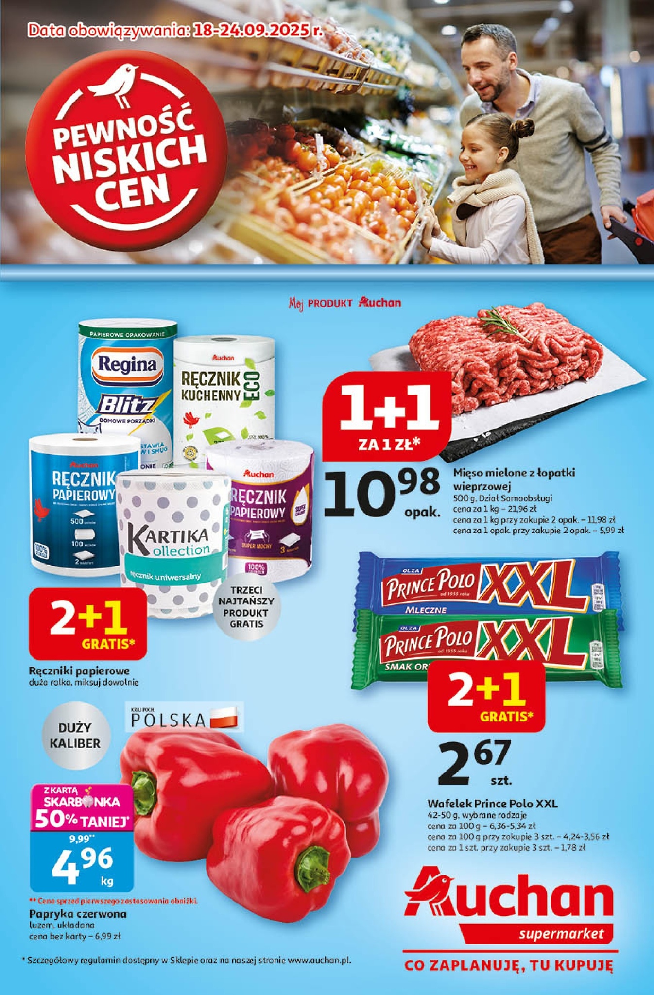 auchan - Gazetka Supermarket Auchan - ważna od 18.09. do 24.09.