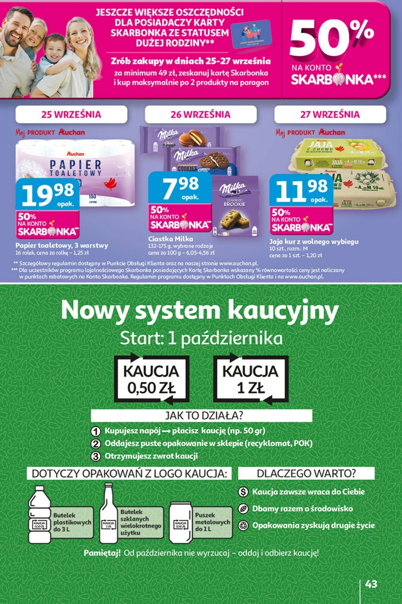auchan - Gazetka Hipermarket Auchan - ważna od 25.09. do 01.10. - page: 43