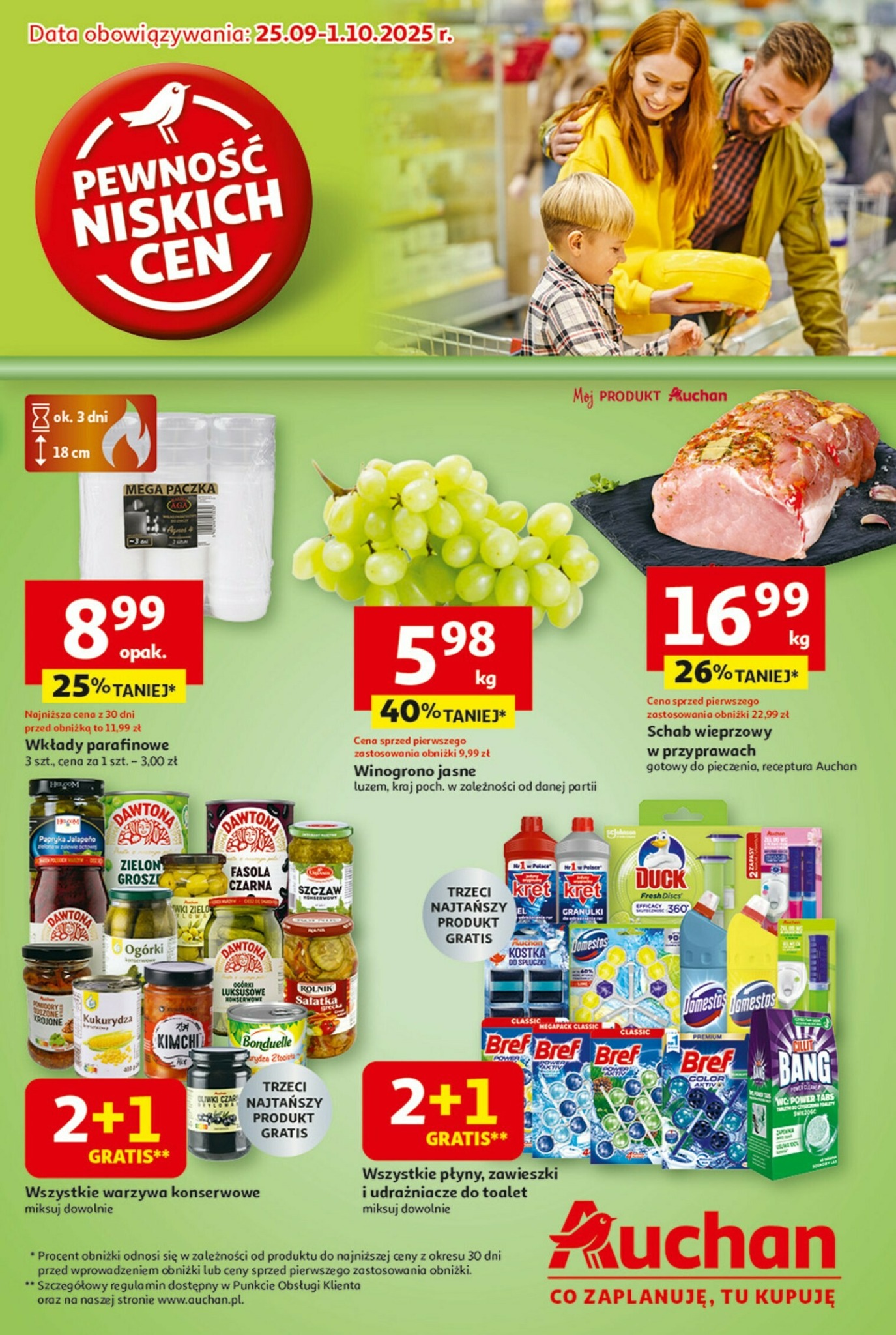 auchan - Gazetka Hipermarket Auchan - ważna od 25.09. do 01.10.