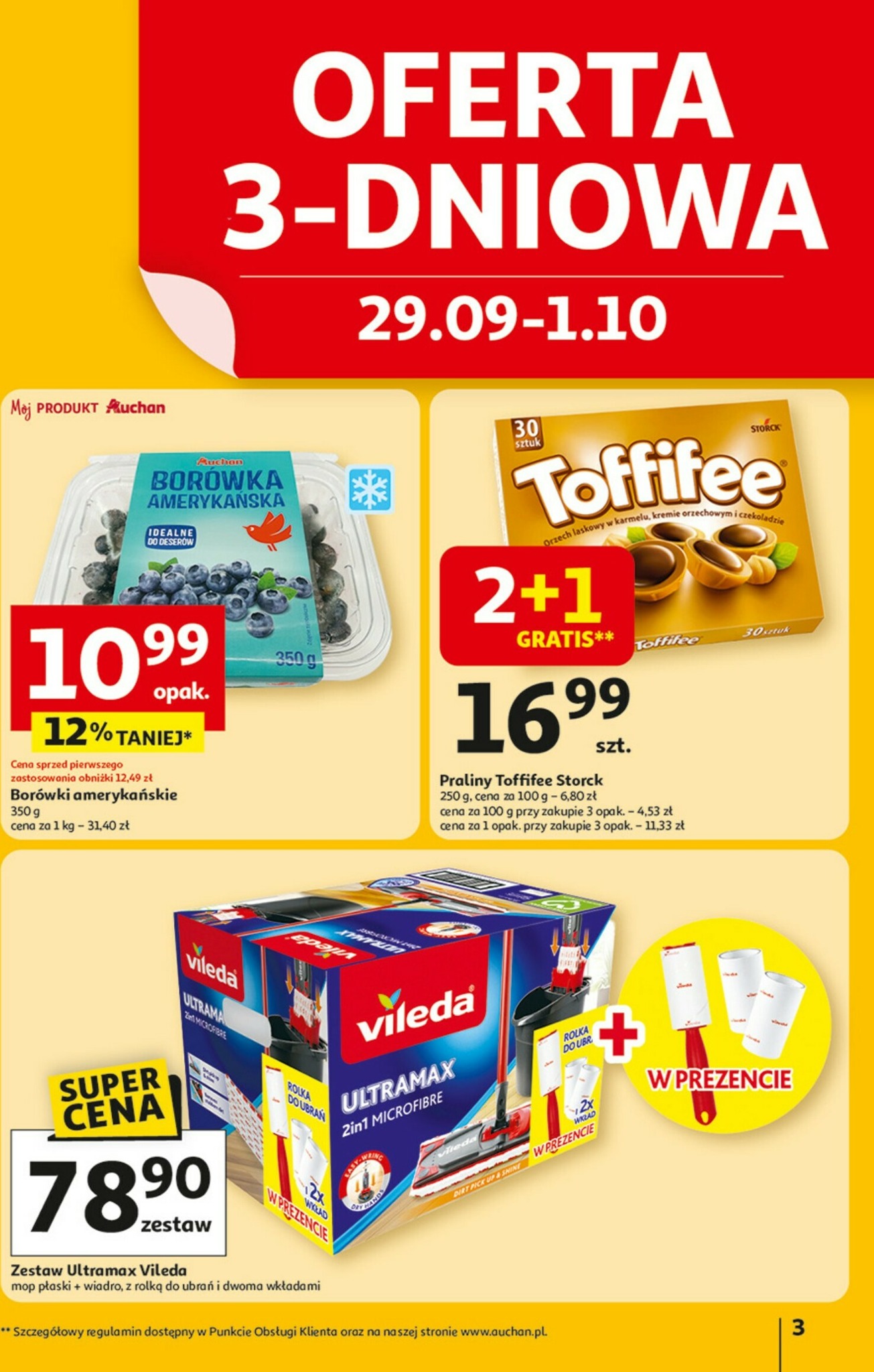 auchan - Gazetka Hipermarket Auchan - ważna od 25.09. do 01.10. - page: 3