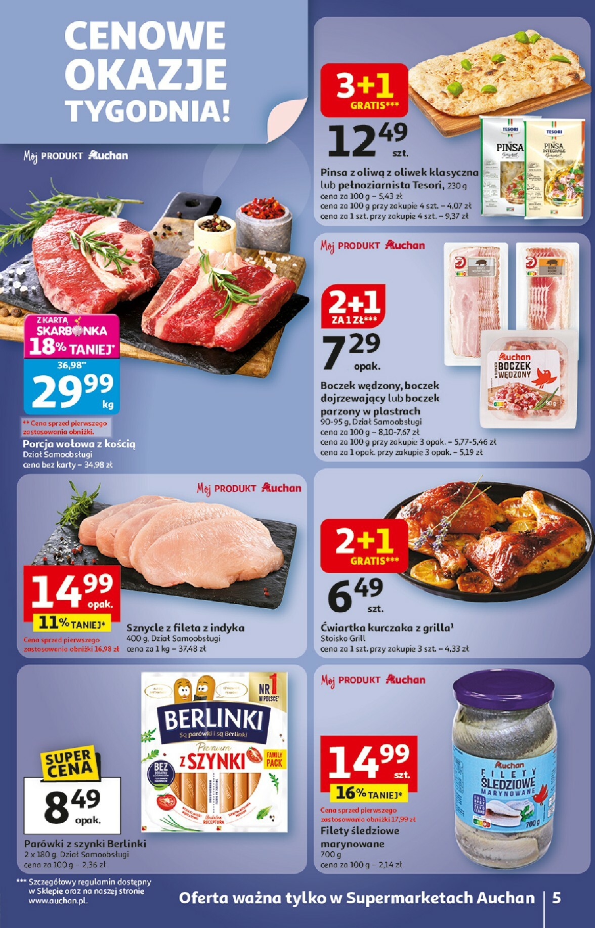 auchan - Gazetka Supermarket Auchan - Wielkie przeboje cenowe - ważna od 02.10. do 08.10. - page: 5