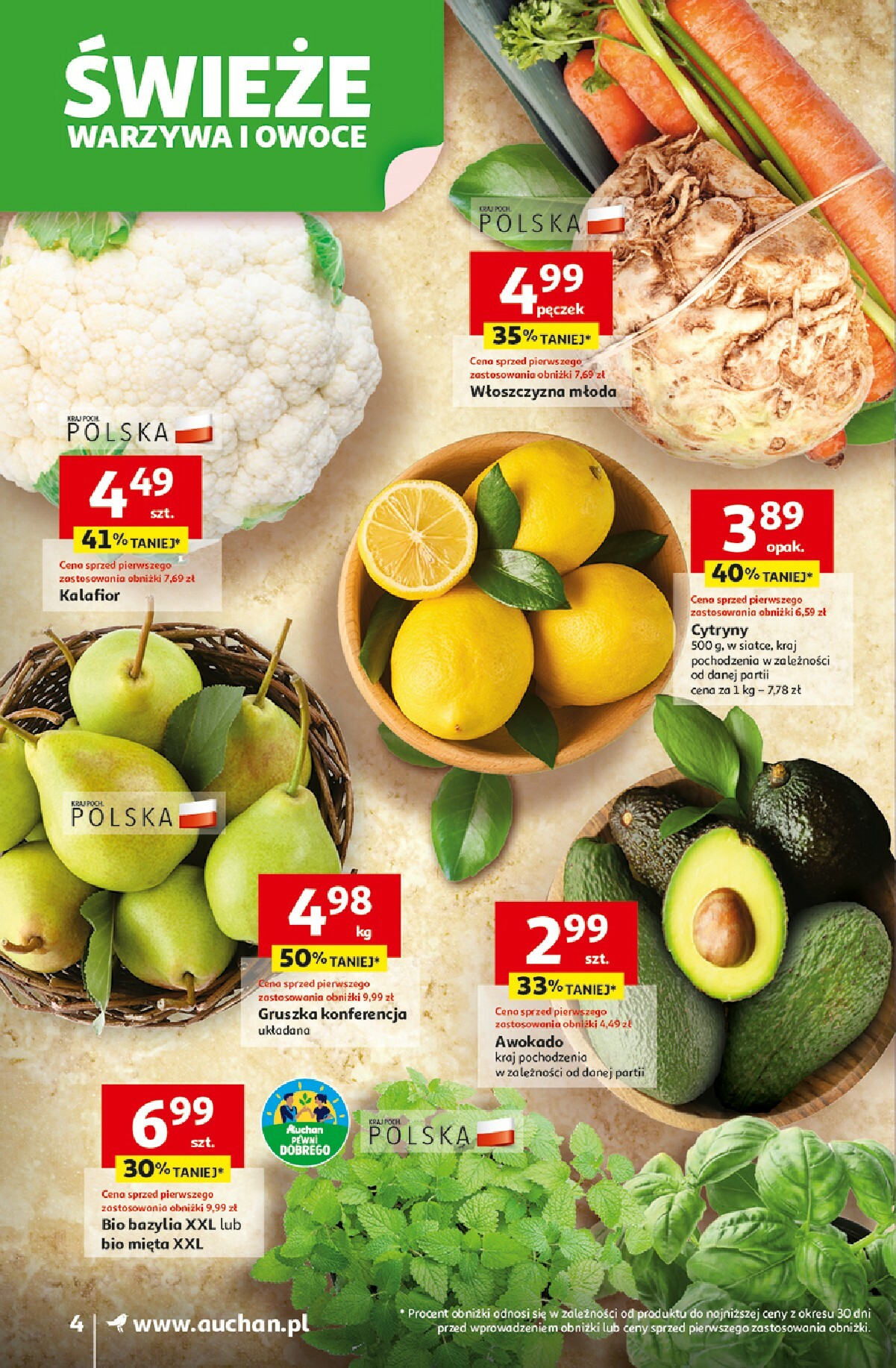 auchan - Gazetka Supermarket Auchan - Wielkie przeboje cenowe - ważna od 02.10. do 08.10. - page: 4