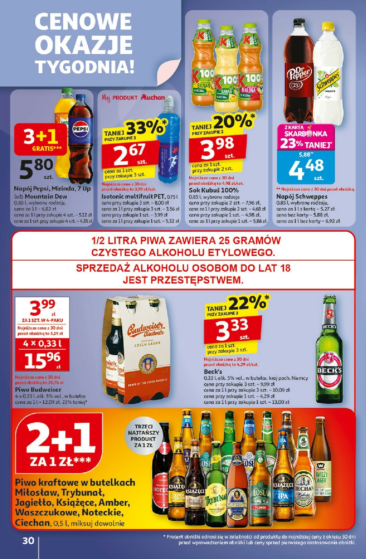 auchan - Gazetka Hipermarket Auchan - ważna od 02.10. do 08.10. - page: 30