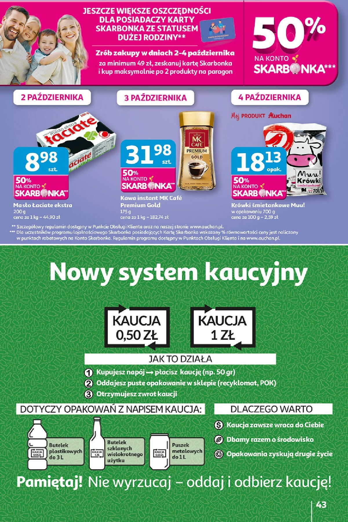auchan - Gazetka Hipermarket Auchan - ważna od 02.10. do 08.10. - page: 44