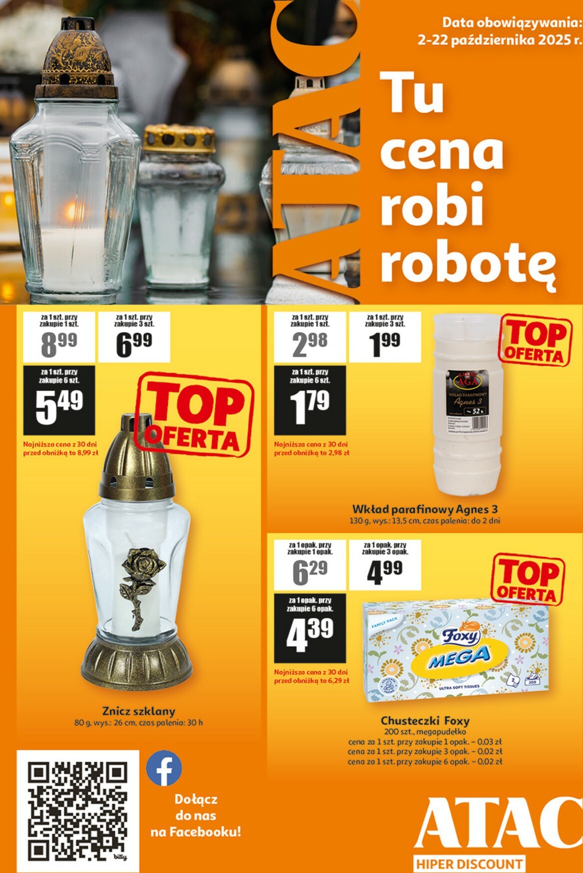 auchan - Gazetka Auchan - ATAC Hiper Discount - ważna od 02.10. do 22.10.