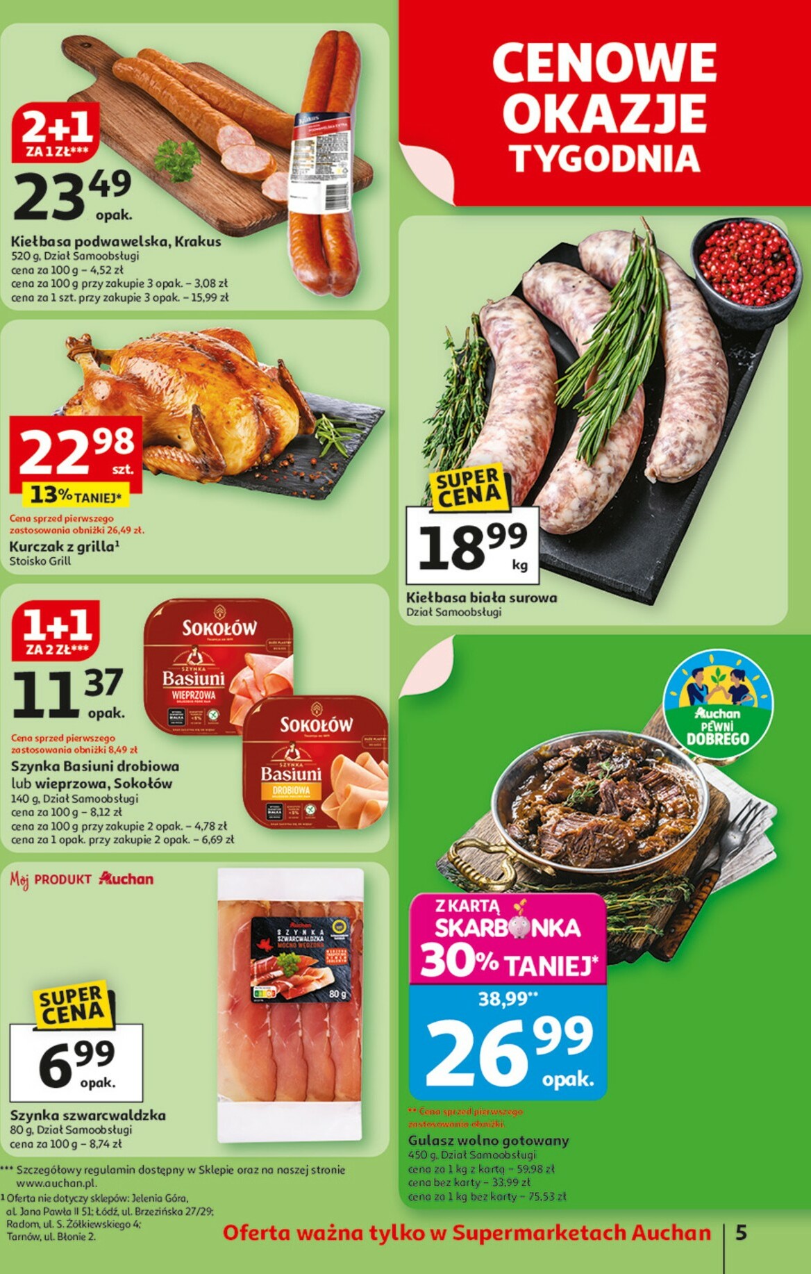 auchan - Gazetka Supermarket Auchan - ważna od 25.09. do 01.10. - page: 5