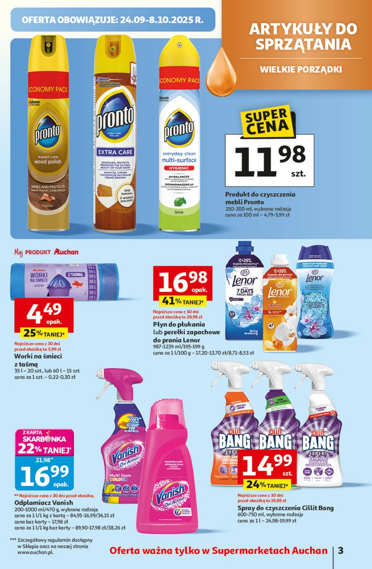 auchan - Gazetka Supermarket Auchan - ważna od 25.09. do 01.10. - page: 3