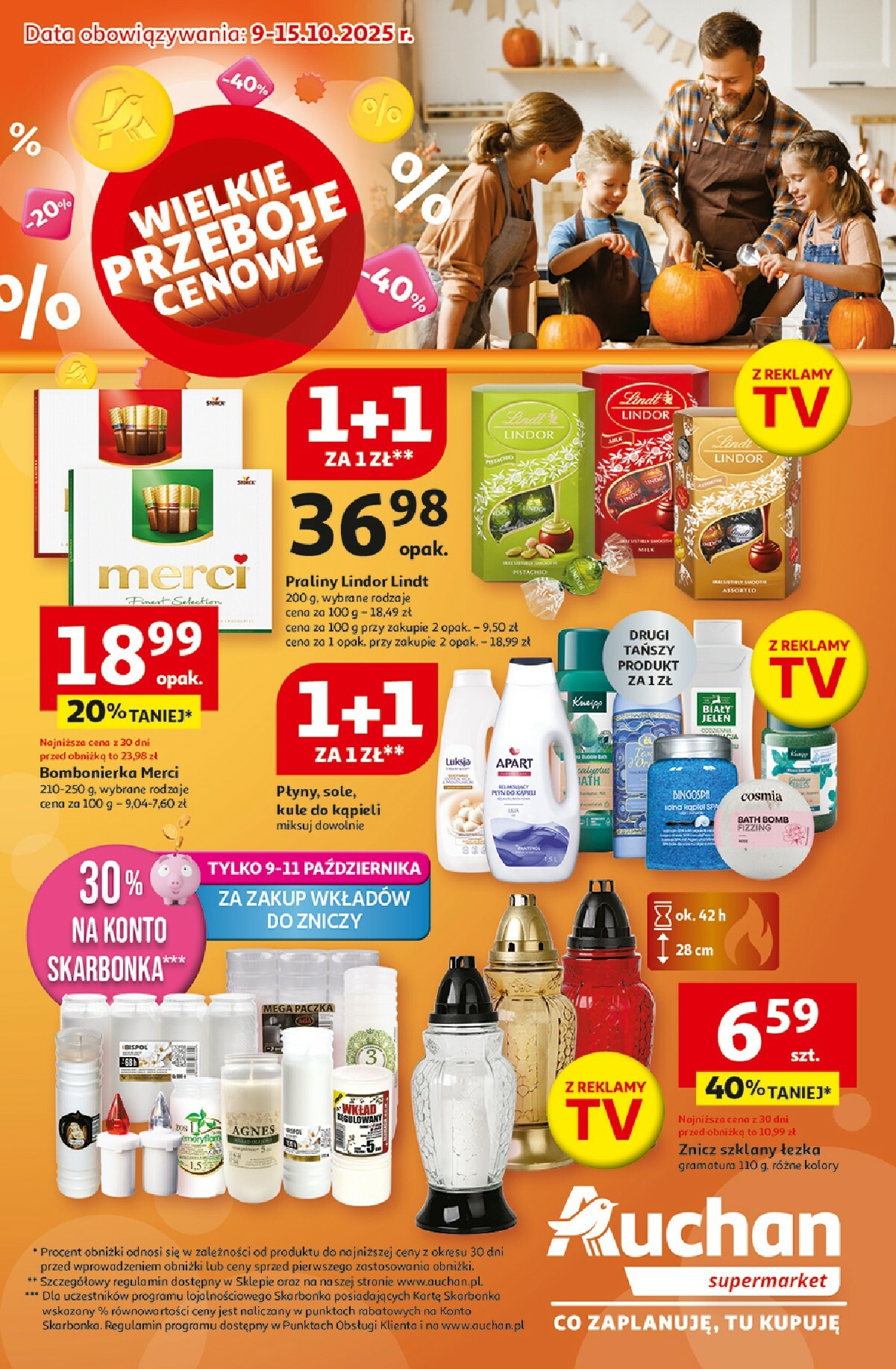 auchan - Gazetka Supermarket Auchan - ważna od 09.10. do 15.10.
