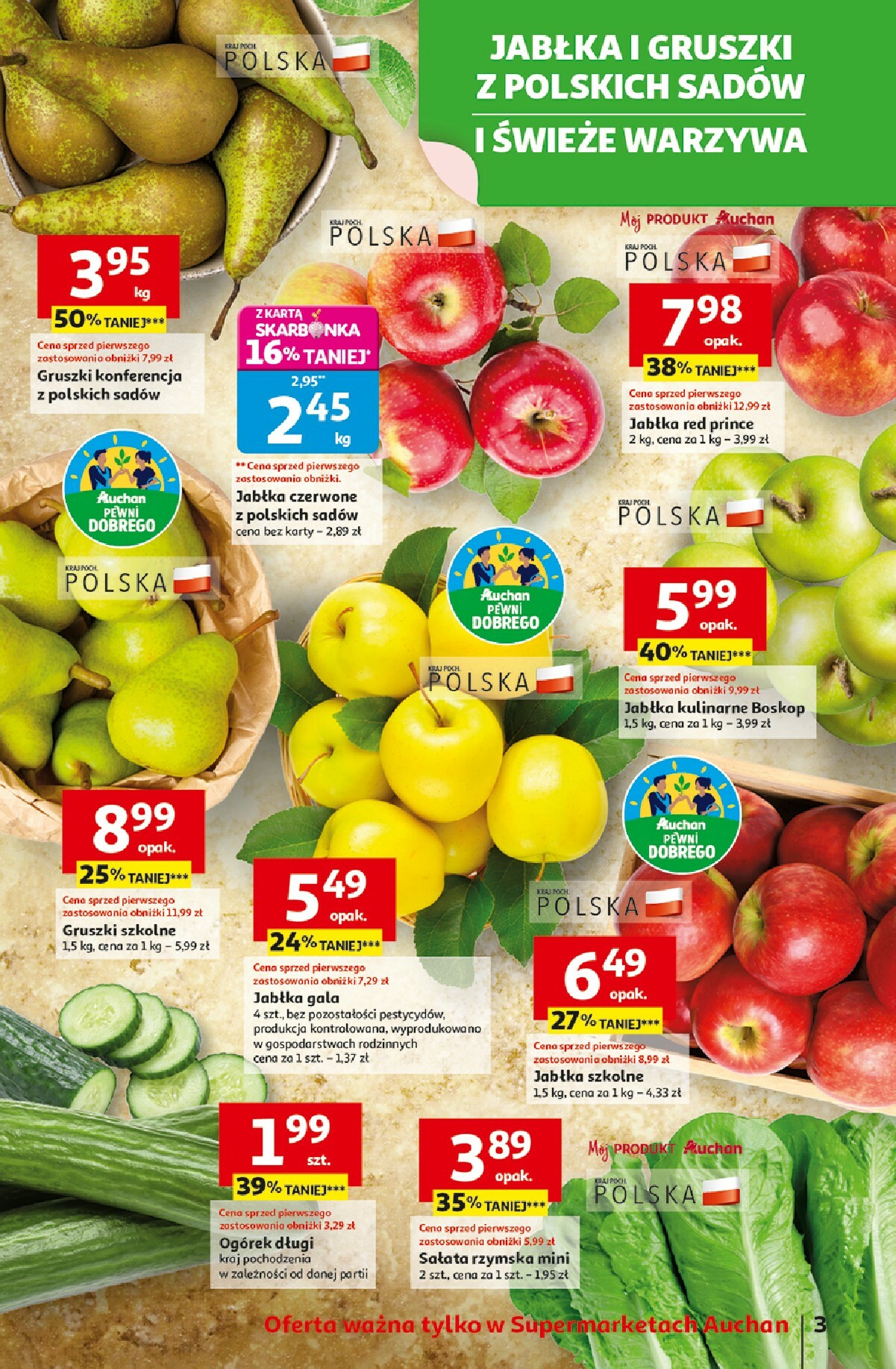auchan - Gazetka Supermarket Auchan - ważna od 09.10. do 15.10. - page: 3
