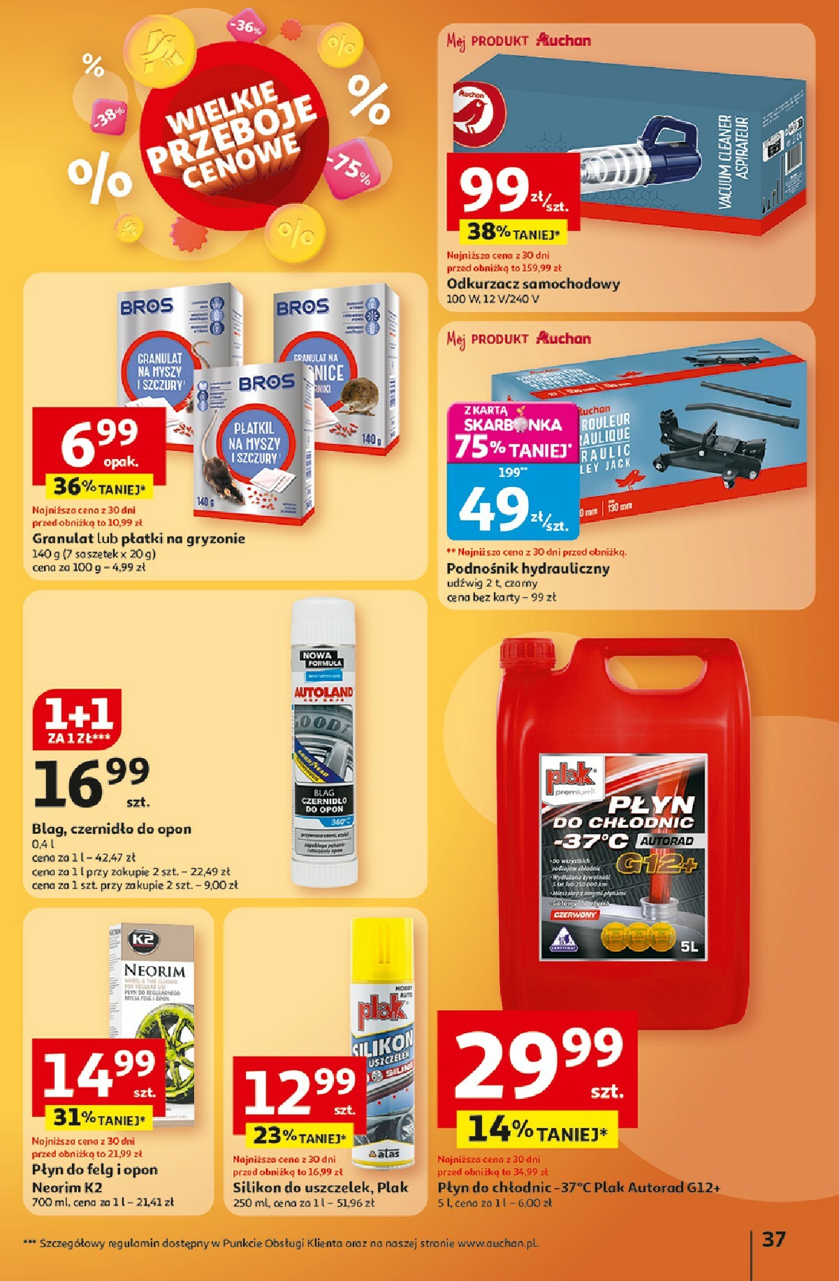 auchan - Gazetka Hipermarket Auchan - ważna od 09.10. do 15.10. - page: 37