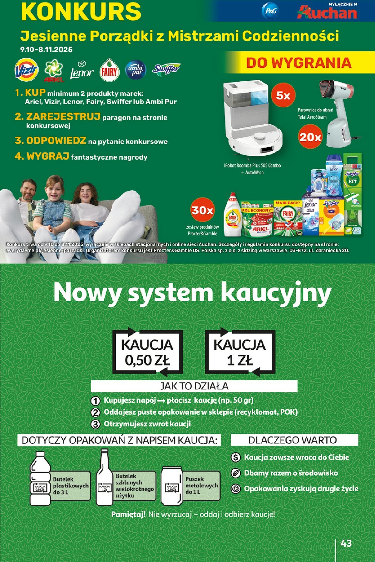 auchan - Gazetka Hipermarket Auchan - ważna od 09.10. do 15.10. - page: 43