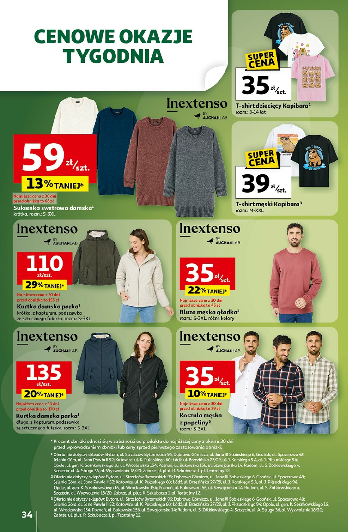 auchan - Gazetka Hipermarket Auchan - ważna od 16.10. do 22.10. - page: 34 auchan - Gazetka Hipermarket Auchan - ważna od 16.10. do 22.10. - page: 34