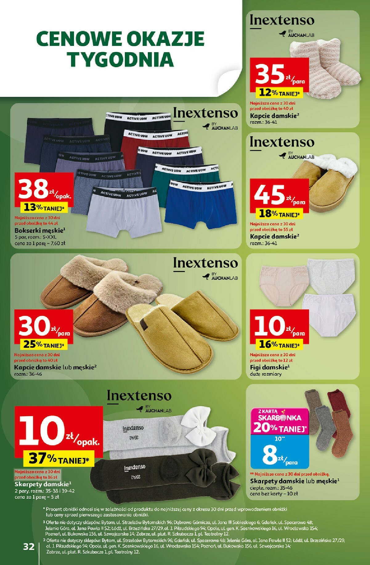 auchan - Gazetka Hipermarket Auchan - ważna od 16.10. do 22.10. - page: 32 auchan - Gazetka Hipermarket Auchan - ważna od 16.10. do 22.10. - page: 32