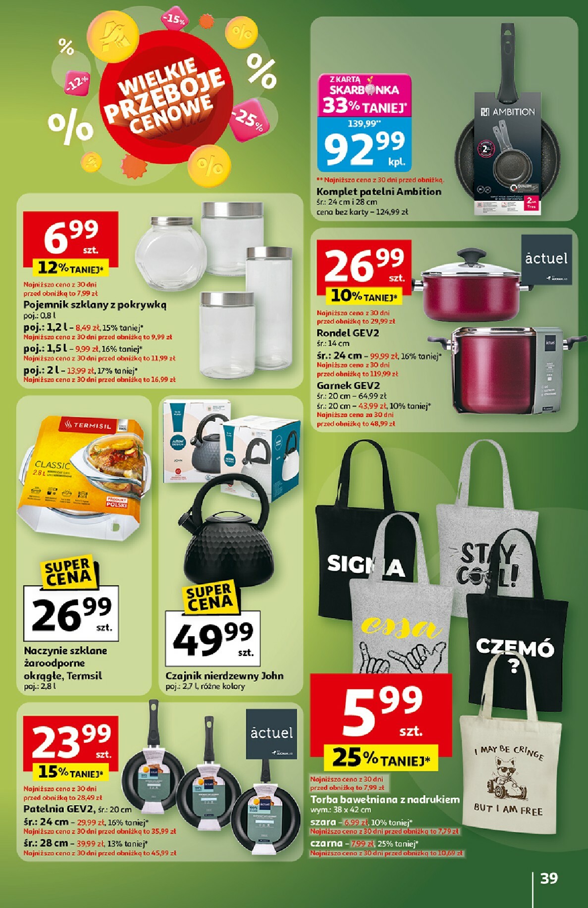 auchan - Gazetka Hipermarket Auchan - ważna od 16.10. do 22.10. - page: 39 auchan - Gazetka Hipermarket Auchan - ważna od 16.10. do 22.10. - page: 39