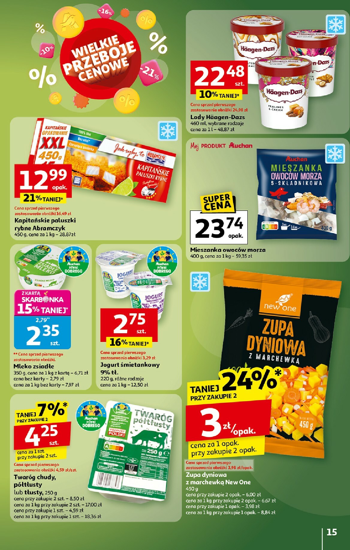auchan - Gazetka Hipermarket Auchan - ważna od 16.10. do 22.10. - page: 15 auchan - Gazetka Hipermarket Auchan - ważna od 16.10. do 22.10. - page: 15