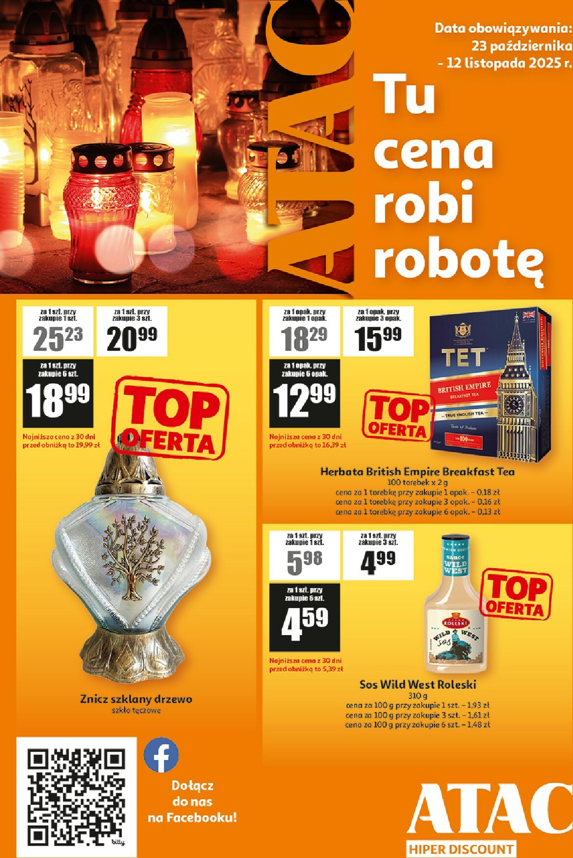 auchan - Gazetka Auchan - ATAC Hiper Discount - ważna od 23.10. do 12.11.