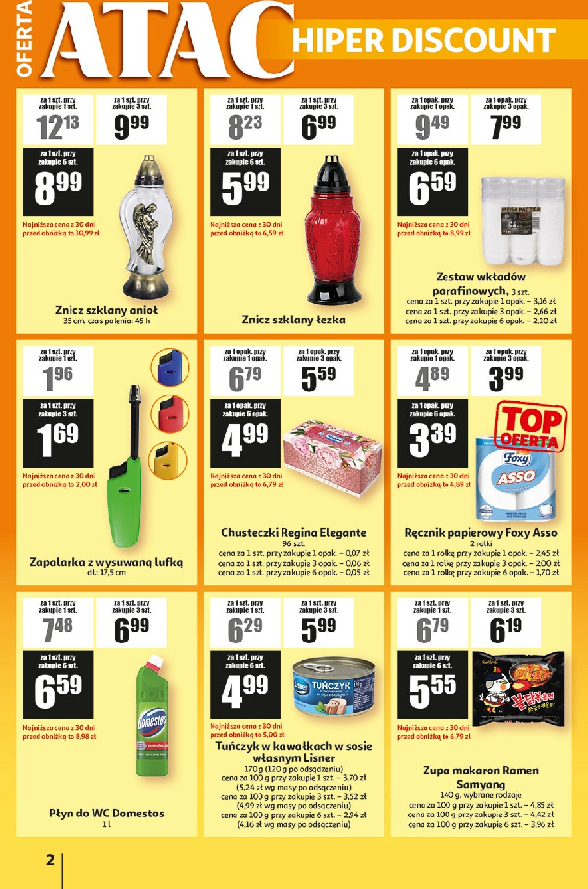 auchan - Gazetka Auchan - ATAC Hiper Discount - ważna od 23.10. do 12.11. - page: 2
