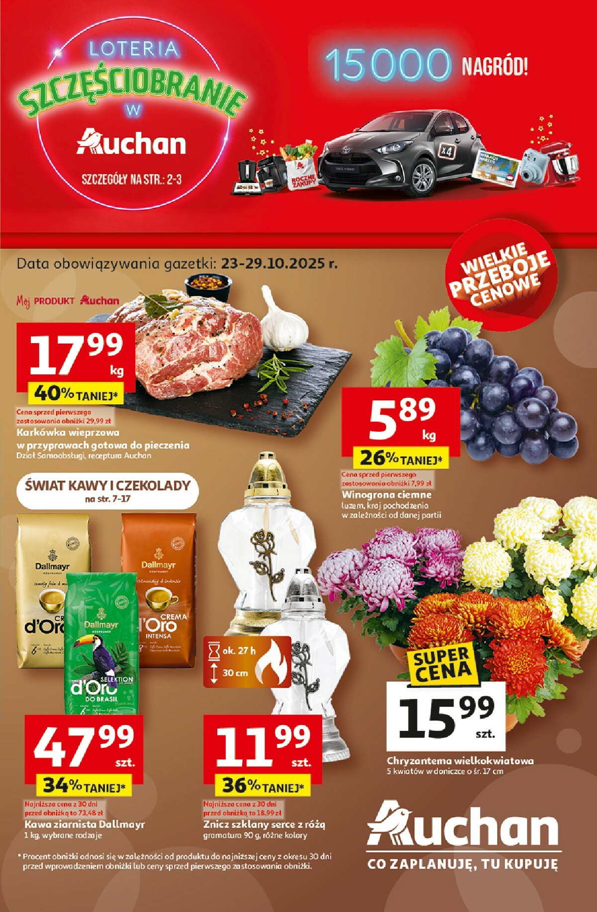 auchan - Gazetka Hipermarket Auchan - ważna od 23.10. do 29.10.