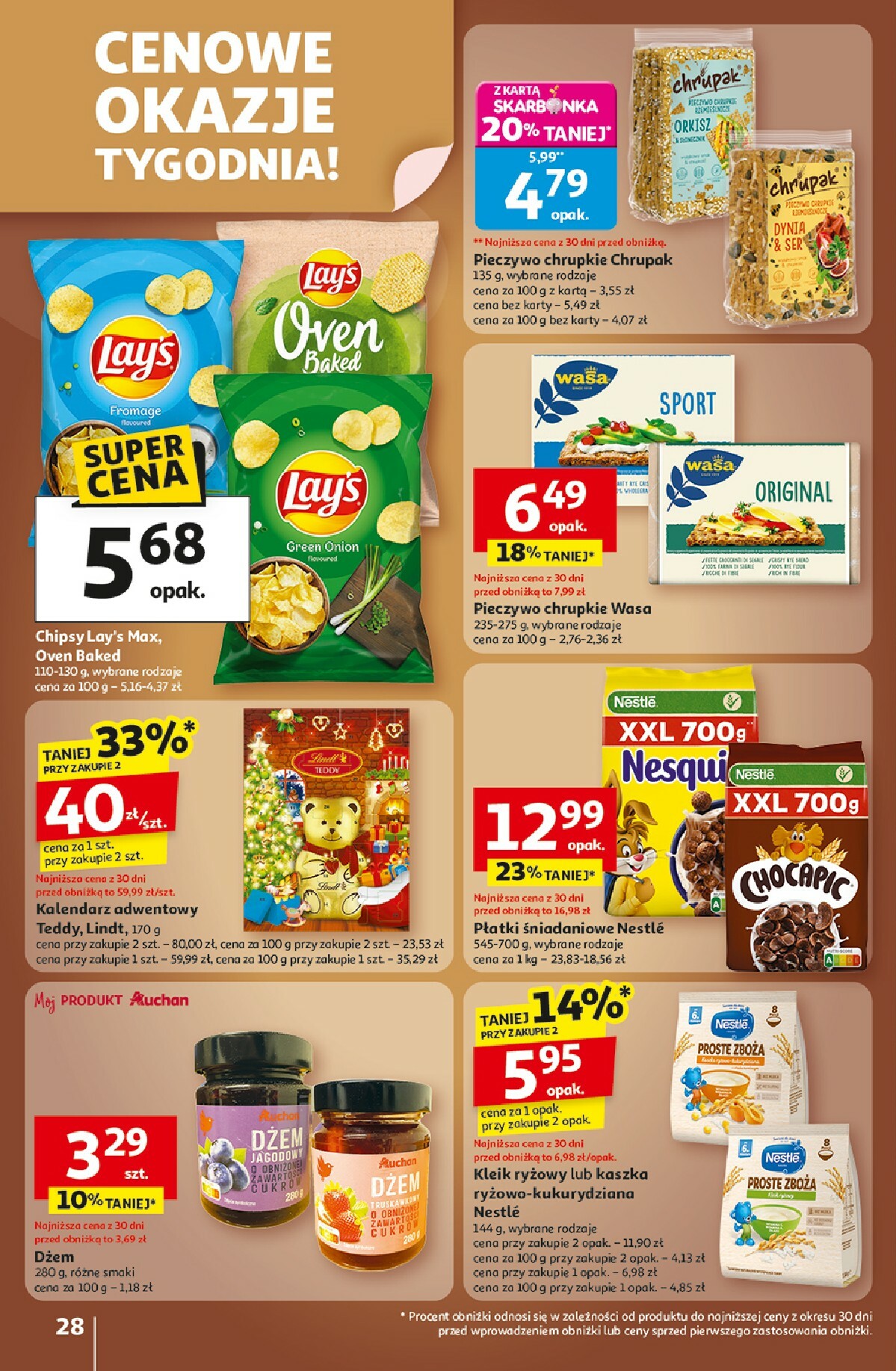 auchan - Gazetka Hipermarket Auchan - ważna od 23.10. do 29.10. - page: 28 auchan - Gazetka Hipermarket Auchan - ważna od 23.10. do 29.10. - page: 28