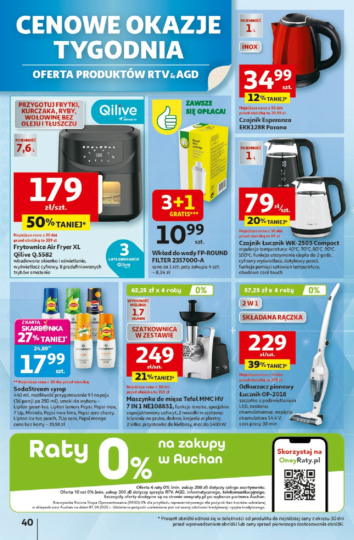auchan - Gazetka Hipermarket Auchan - ważna od 23.10. do 29.10. - page: 40 auchan - Gazetka Hipermarket Auchan - ważna od 23.10. do 29.10. - page: 40